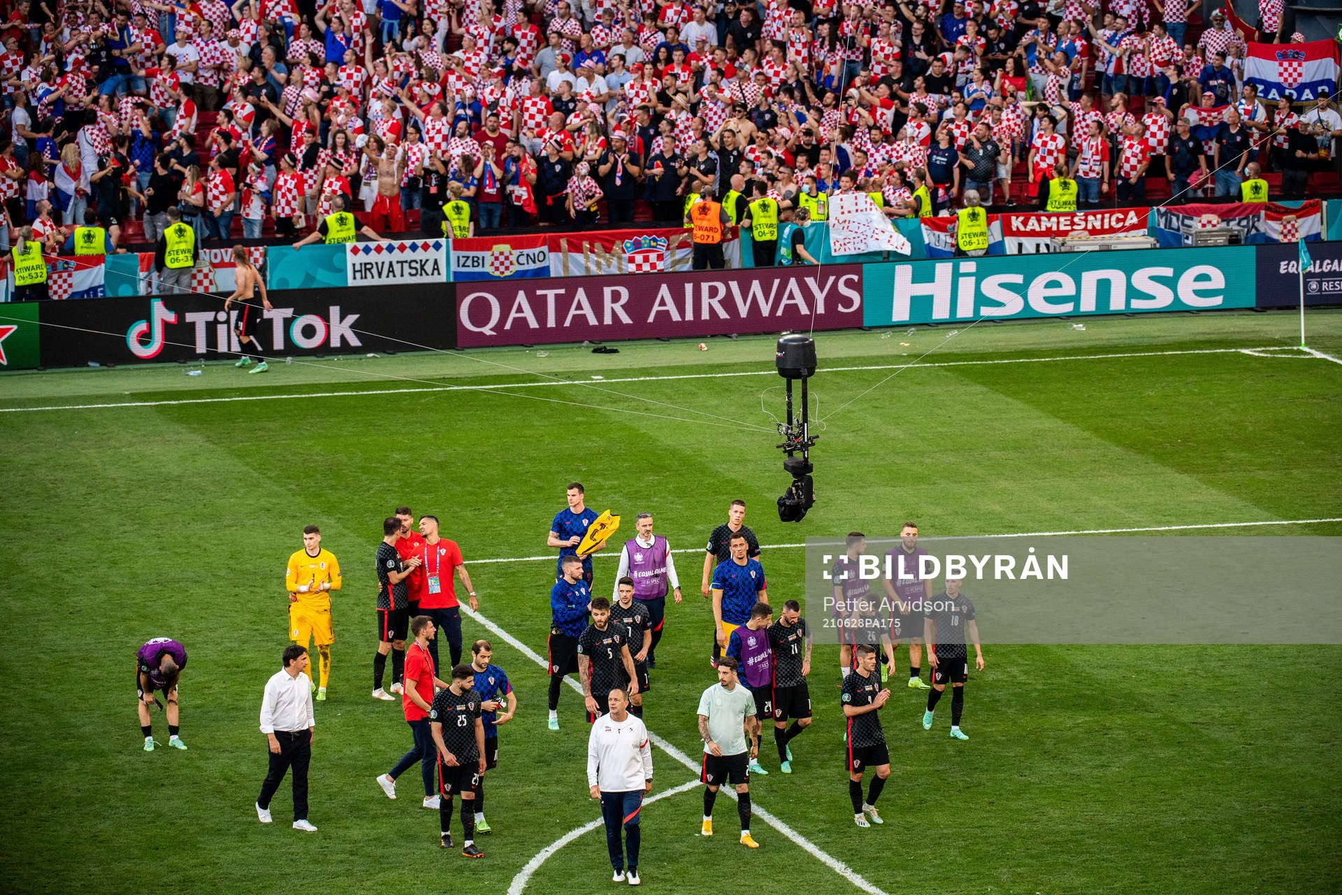 Players of Croatia looks dejected
