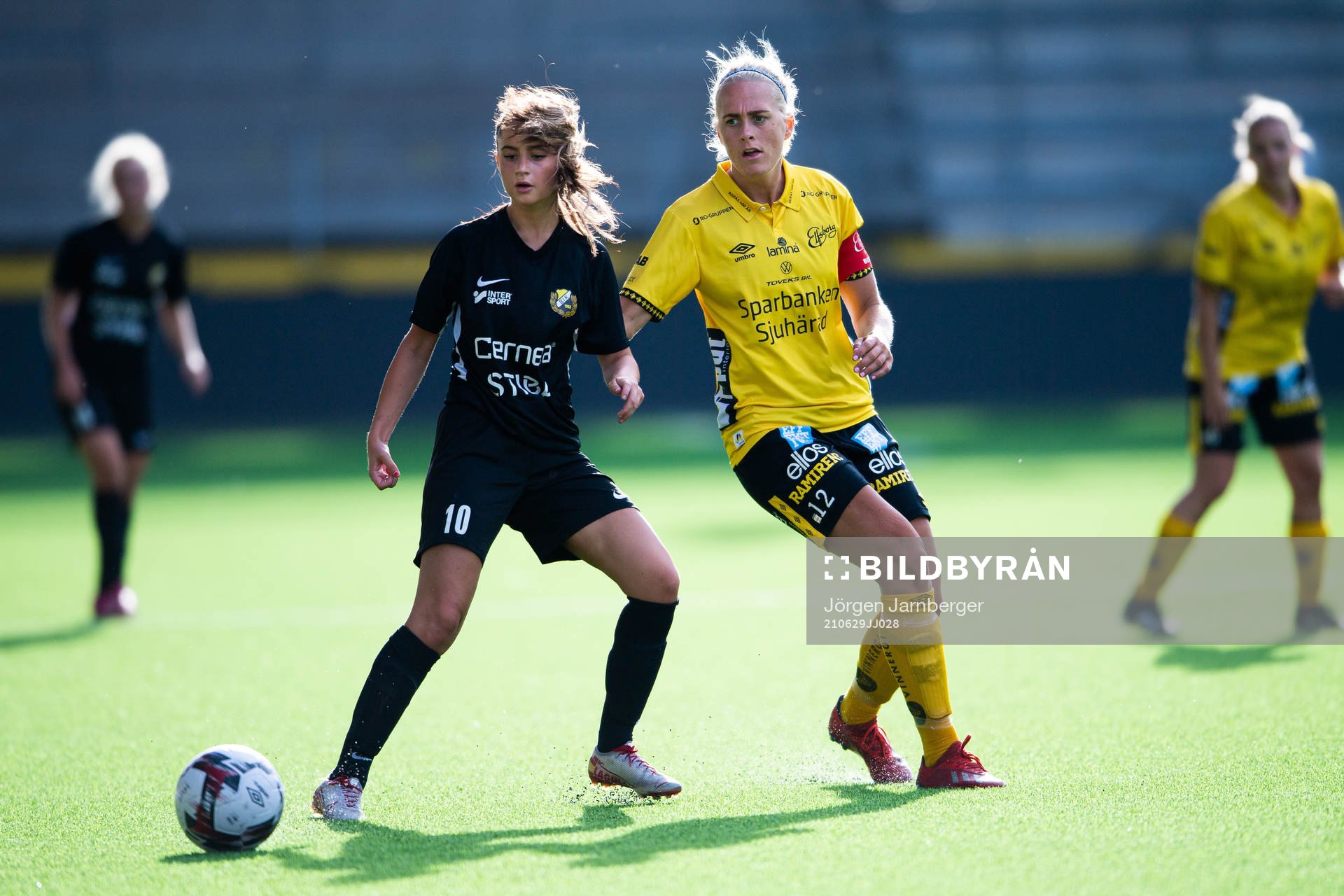 Brämhults Ida Diez Lagula och Elfsborgs Ellen Larsson