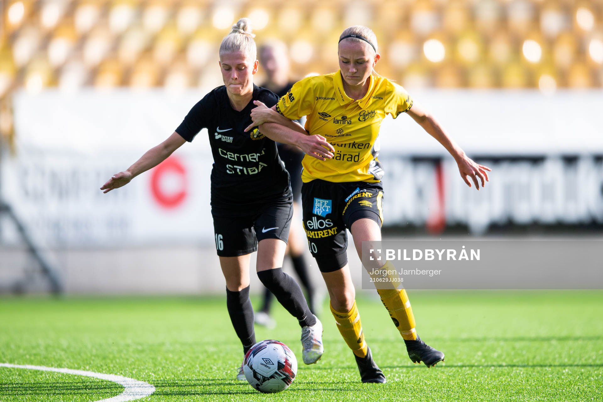Brämhults Johanna Wikander och Elfsborgs Matilda Ståhlbom