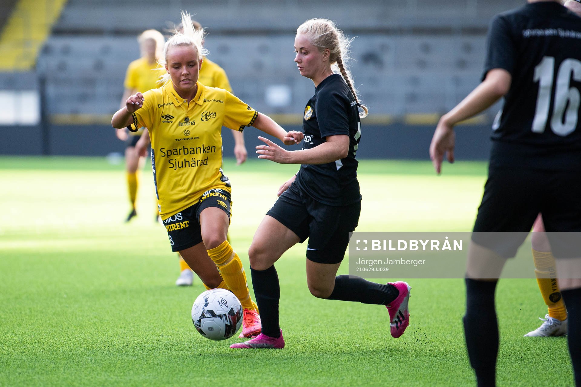 Elfsborgs Moa Skoglund och Brämhults Annie Arvidsson
