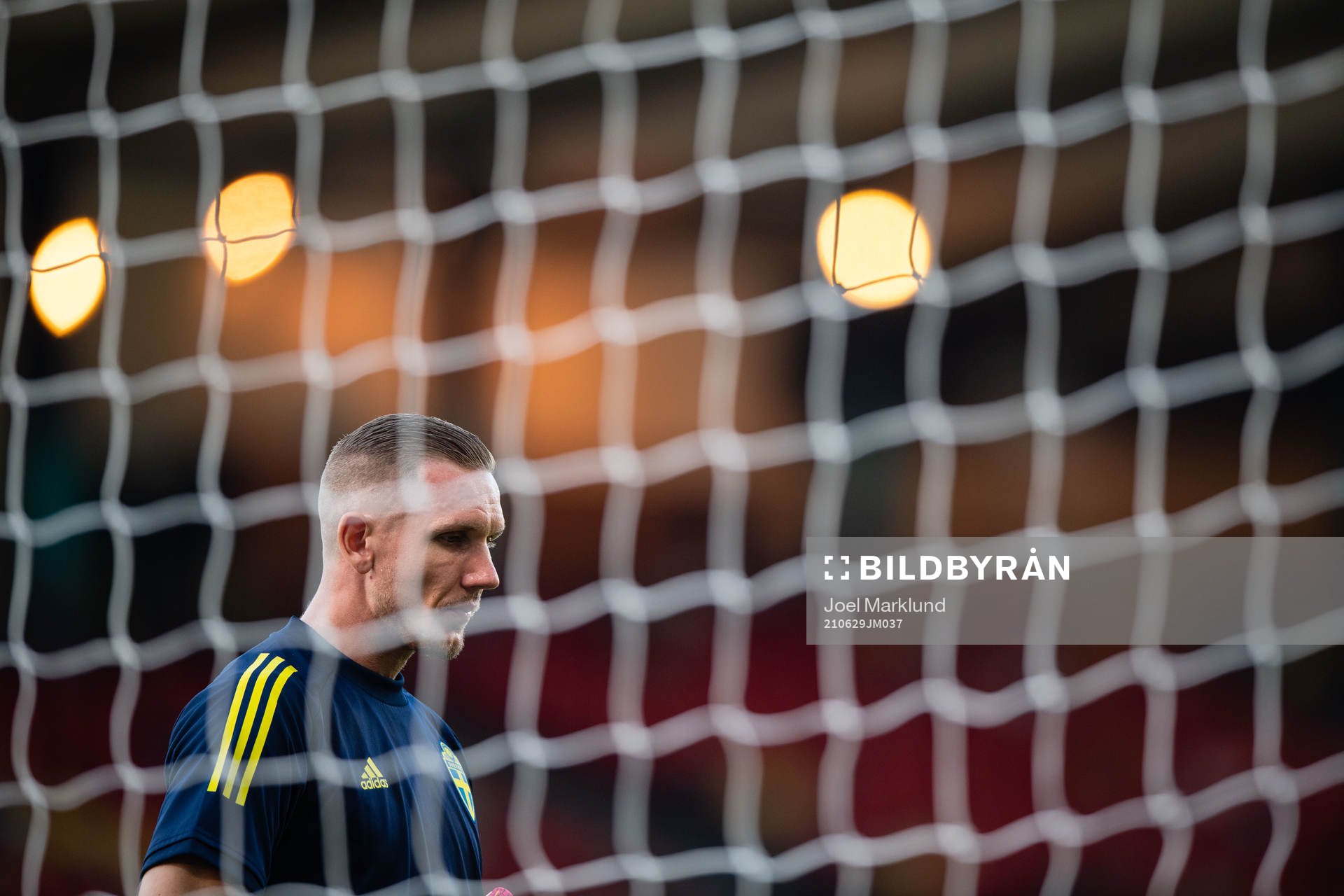 Goalkeeper Robin Olsen of Sweden