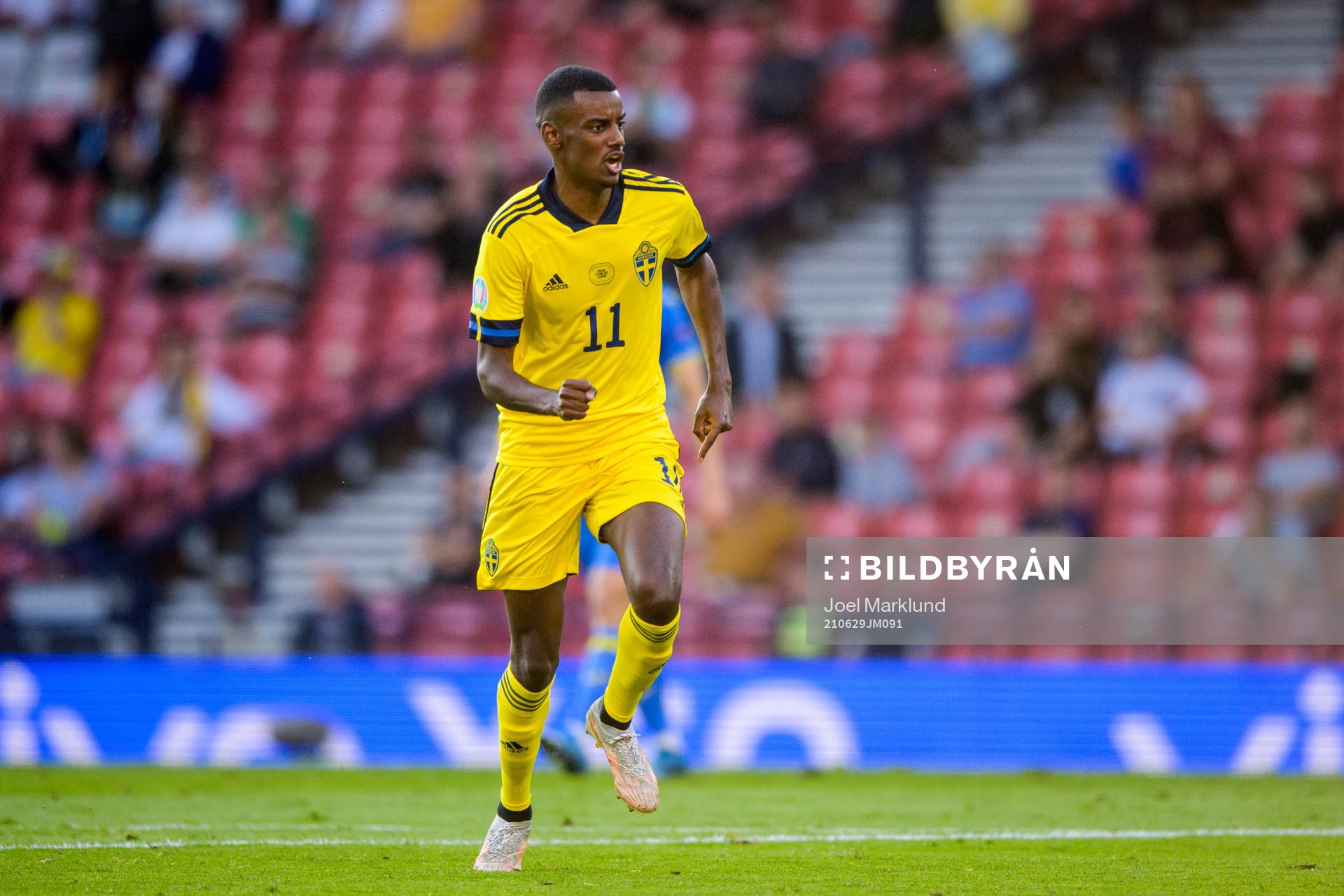 Alexander Isak of Sweden