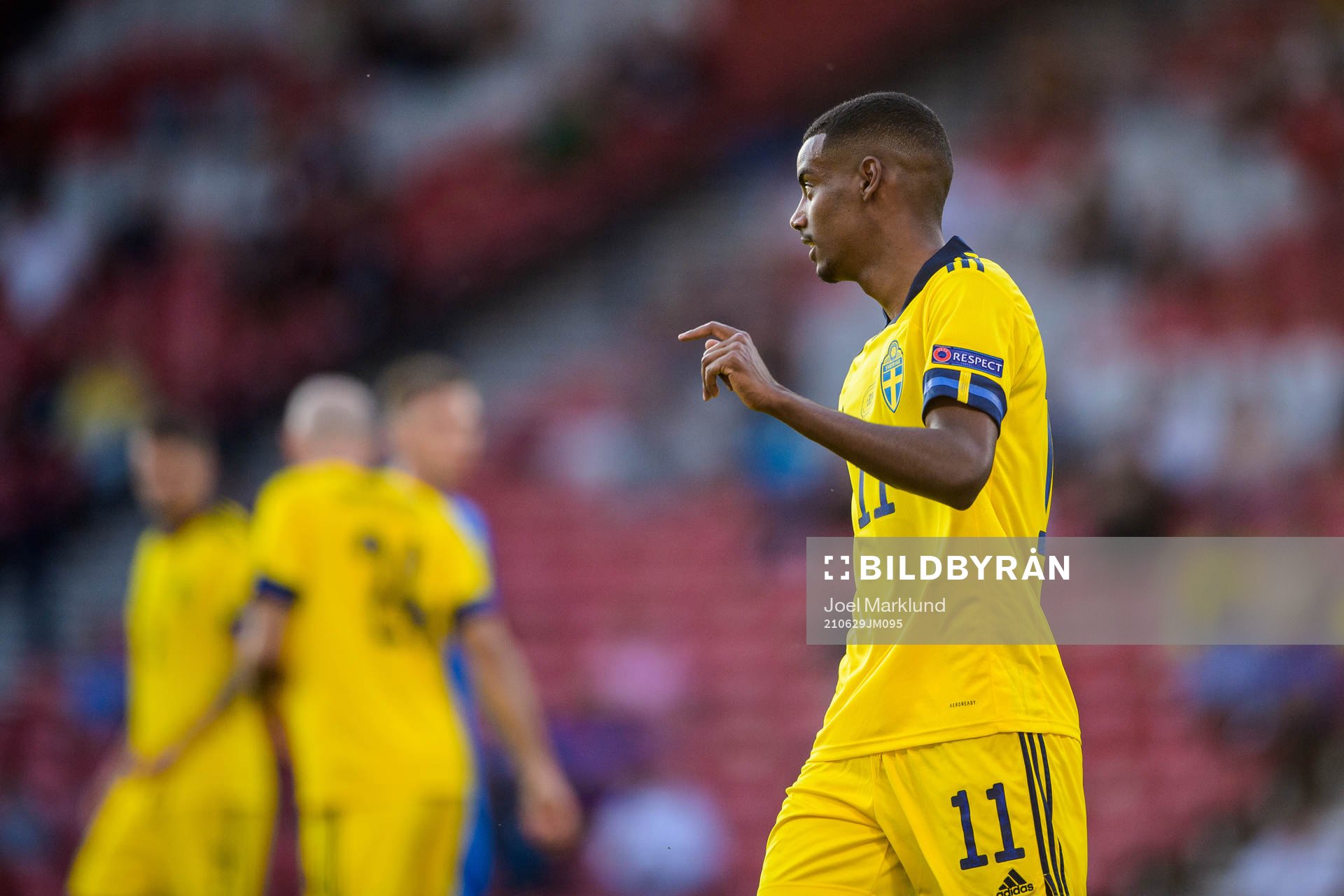 Alexander Isak of Sweden