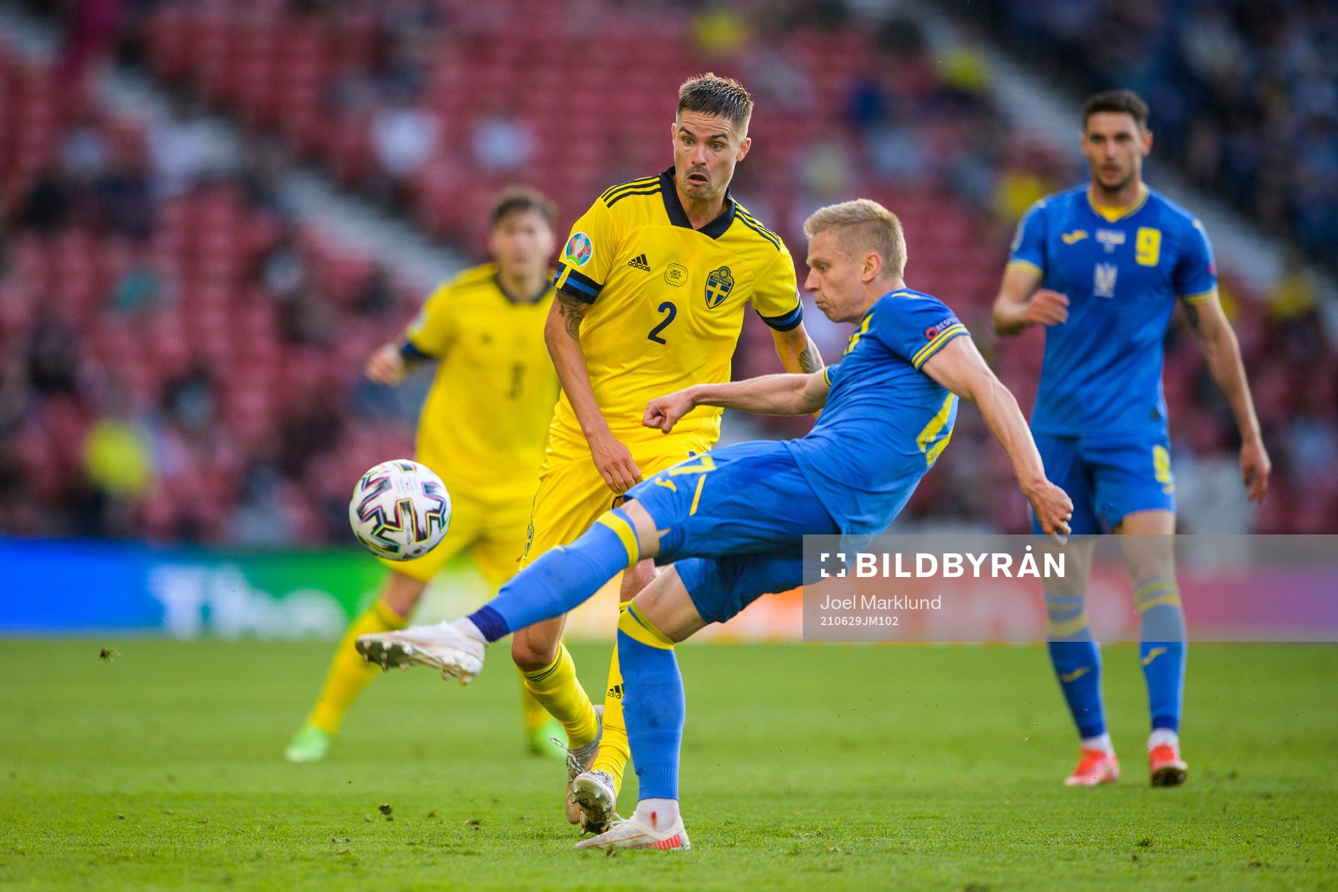 Mikael Lustig of Sweden and Oleksandr Zinchenko of Ukraine