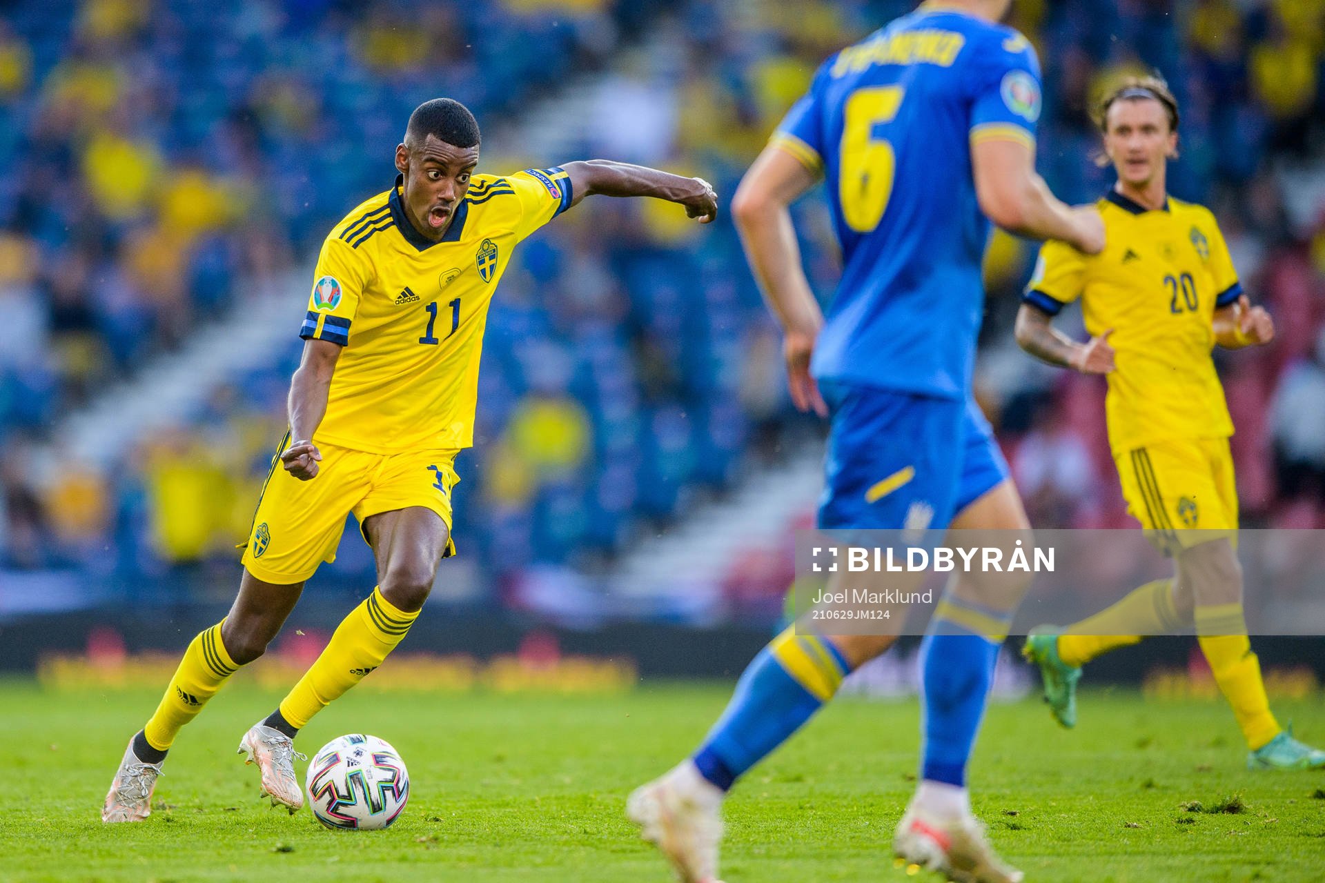 Alexander Isak of Sweden