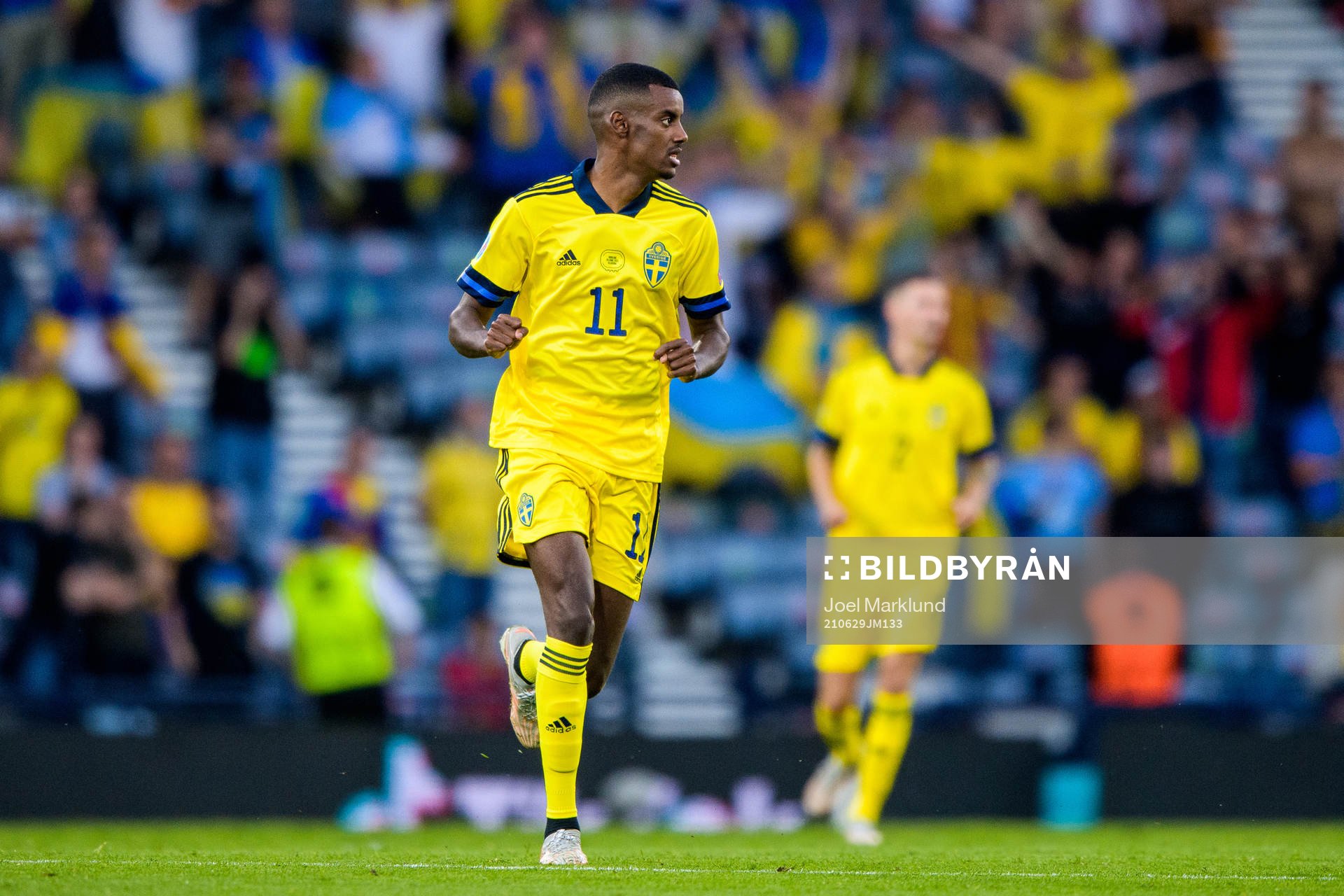 Alexander Isak of Sweden