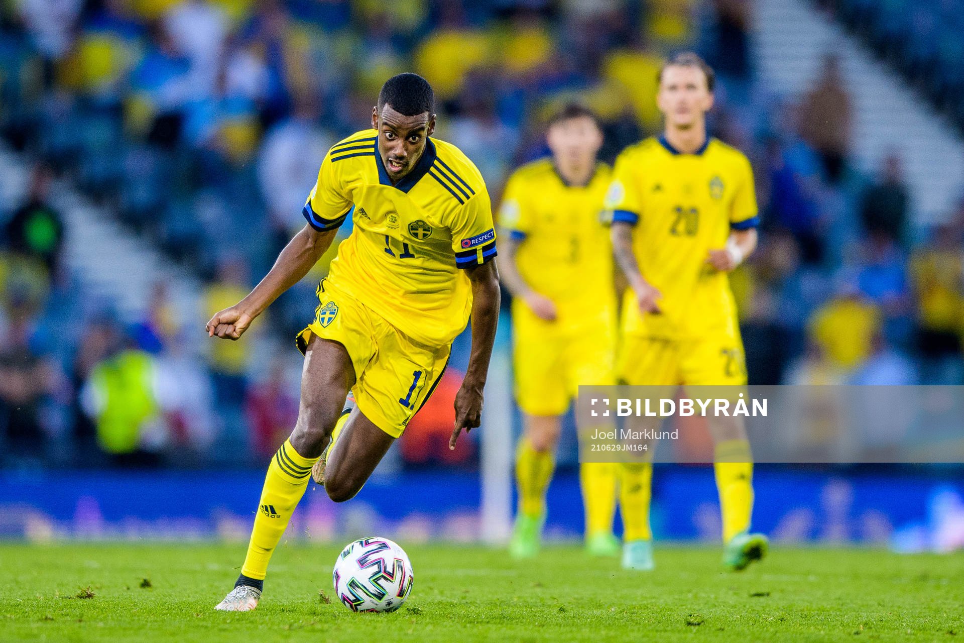 Alexander Isak of Sweden