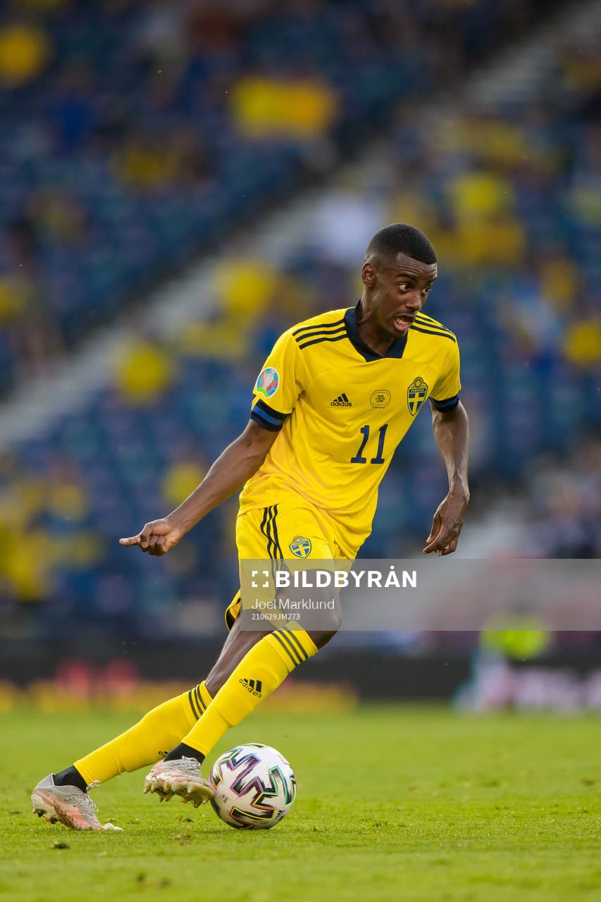 Alexander Isak of Sweden
