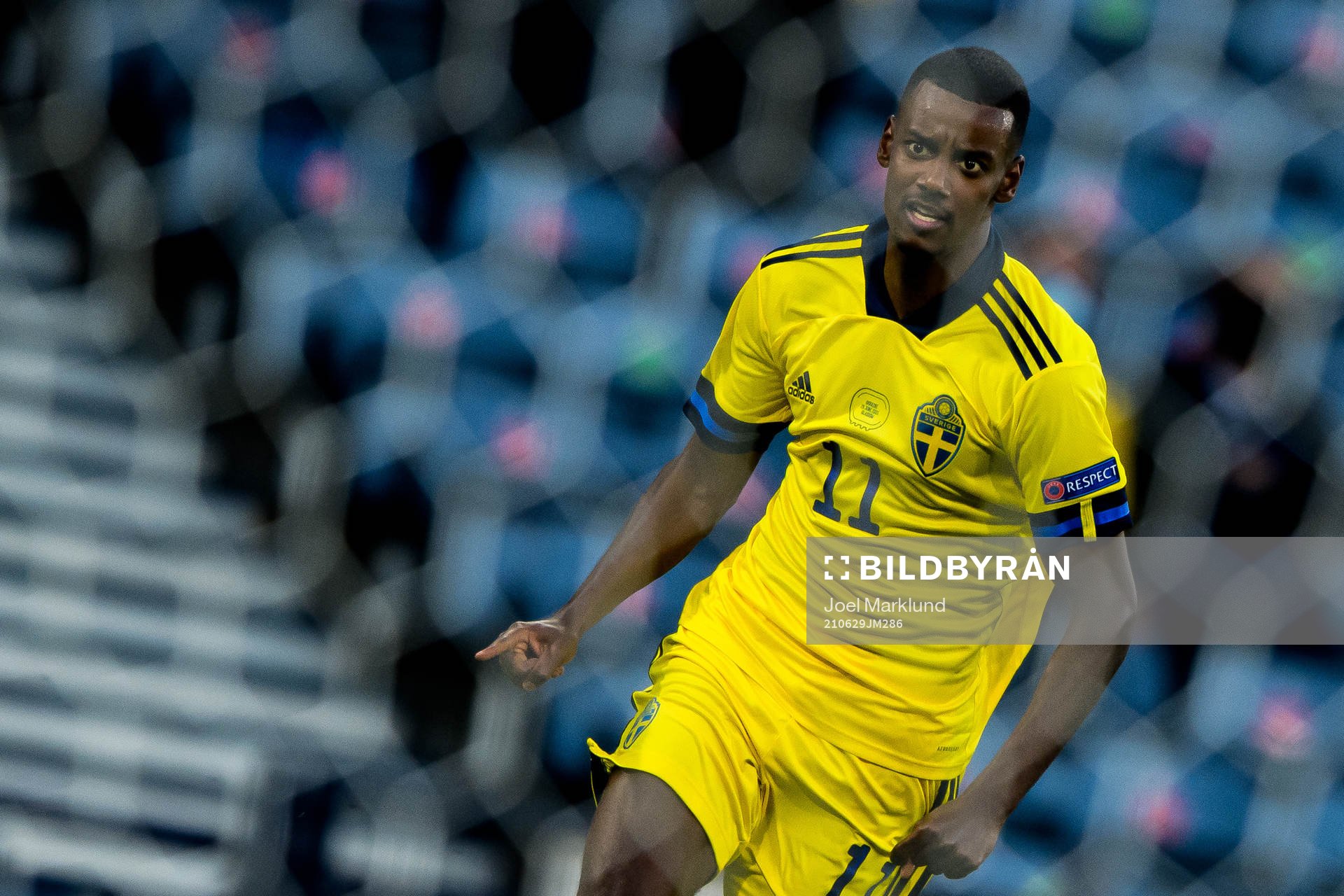 Alexander Isak of Sweden