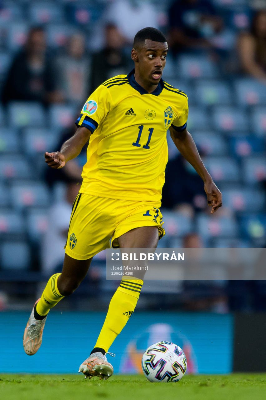 Alexander Isak of Sweden