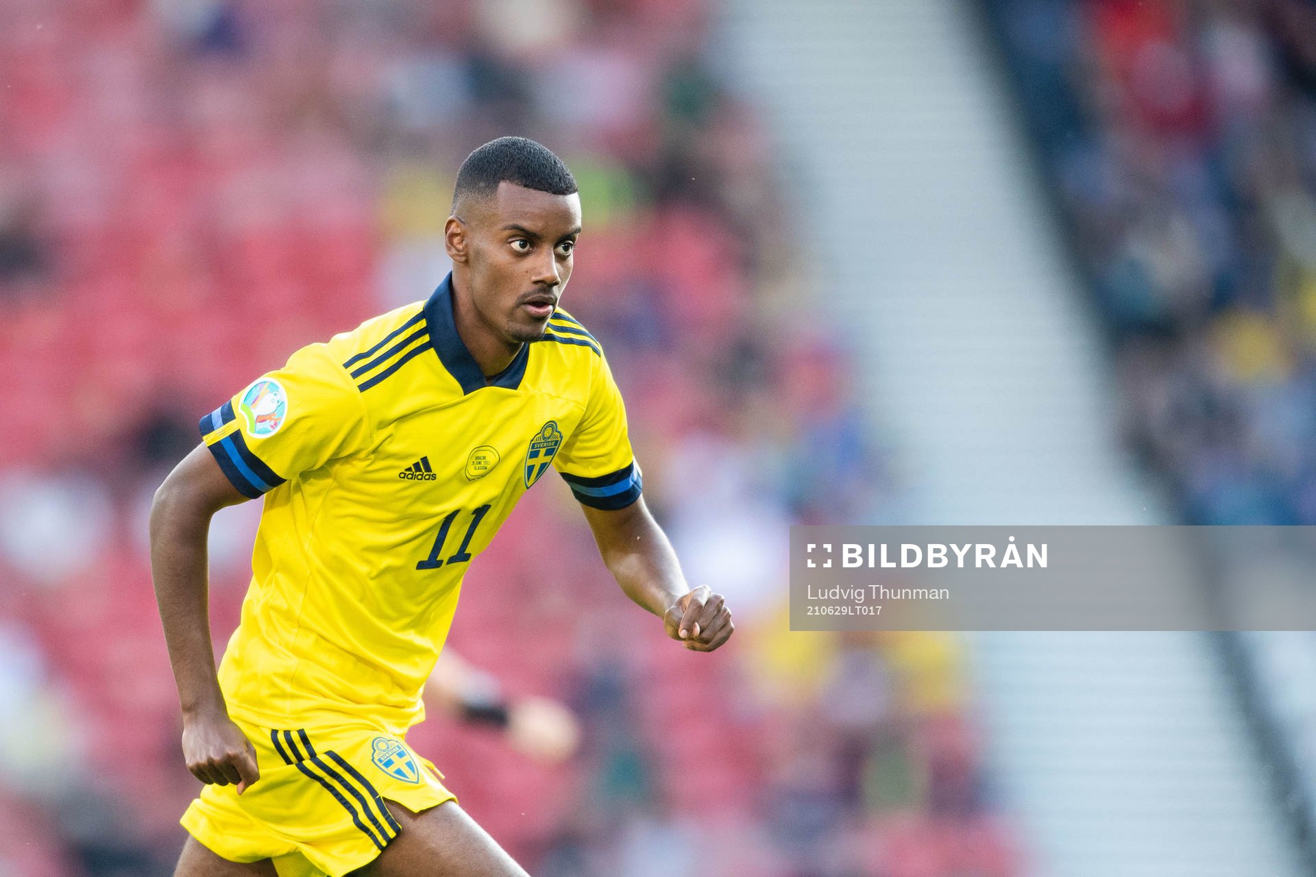 Alexander Isak of Sweden