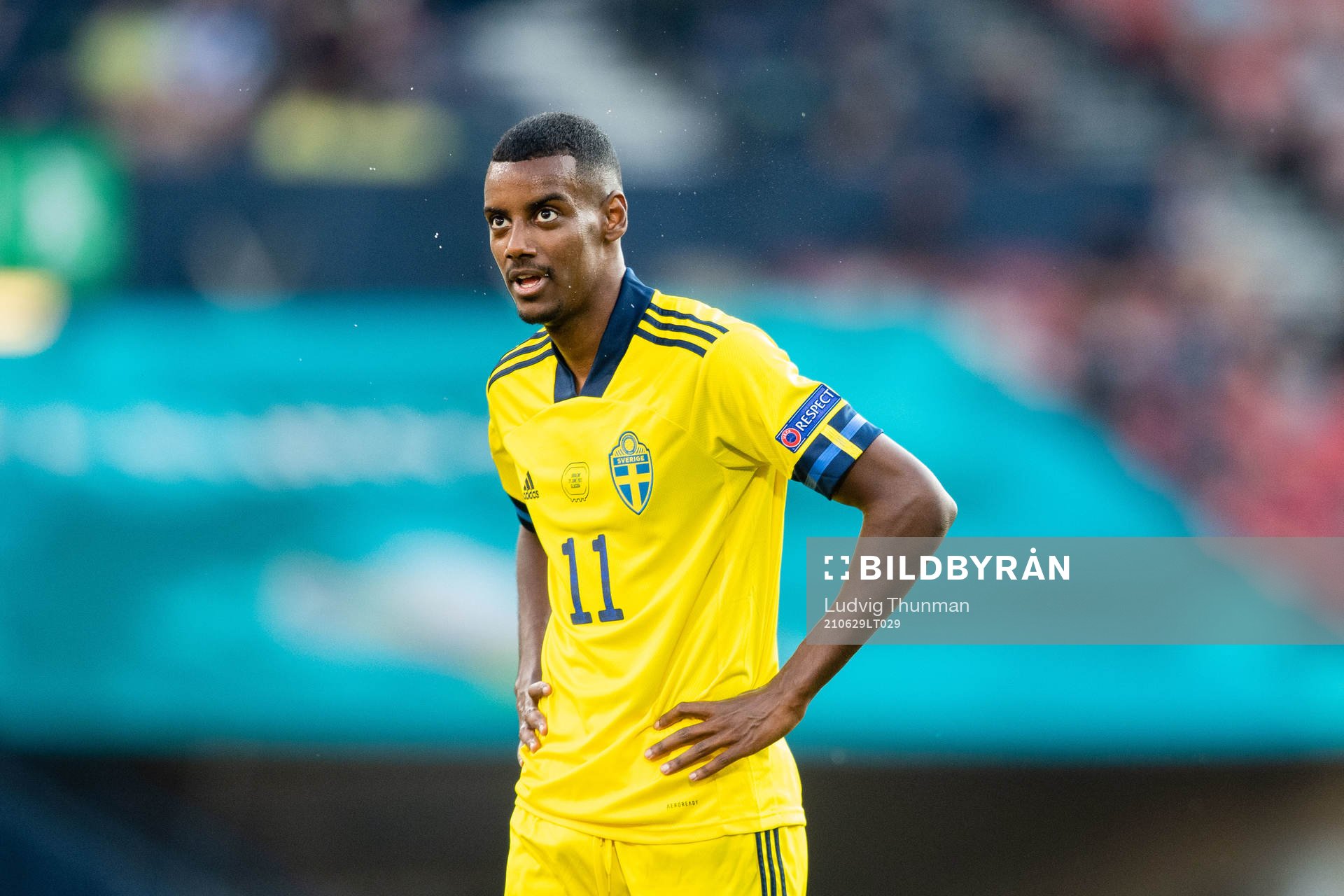 Alexander Isak of Sweden