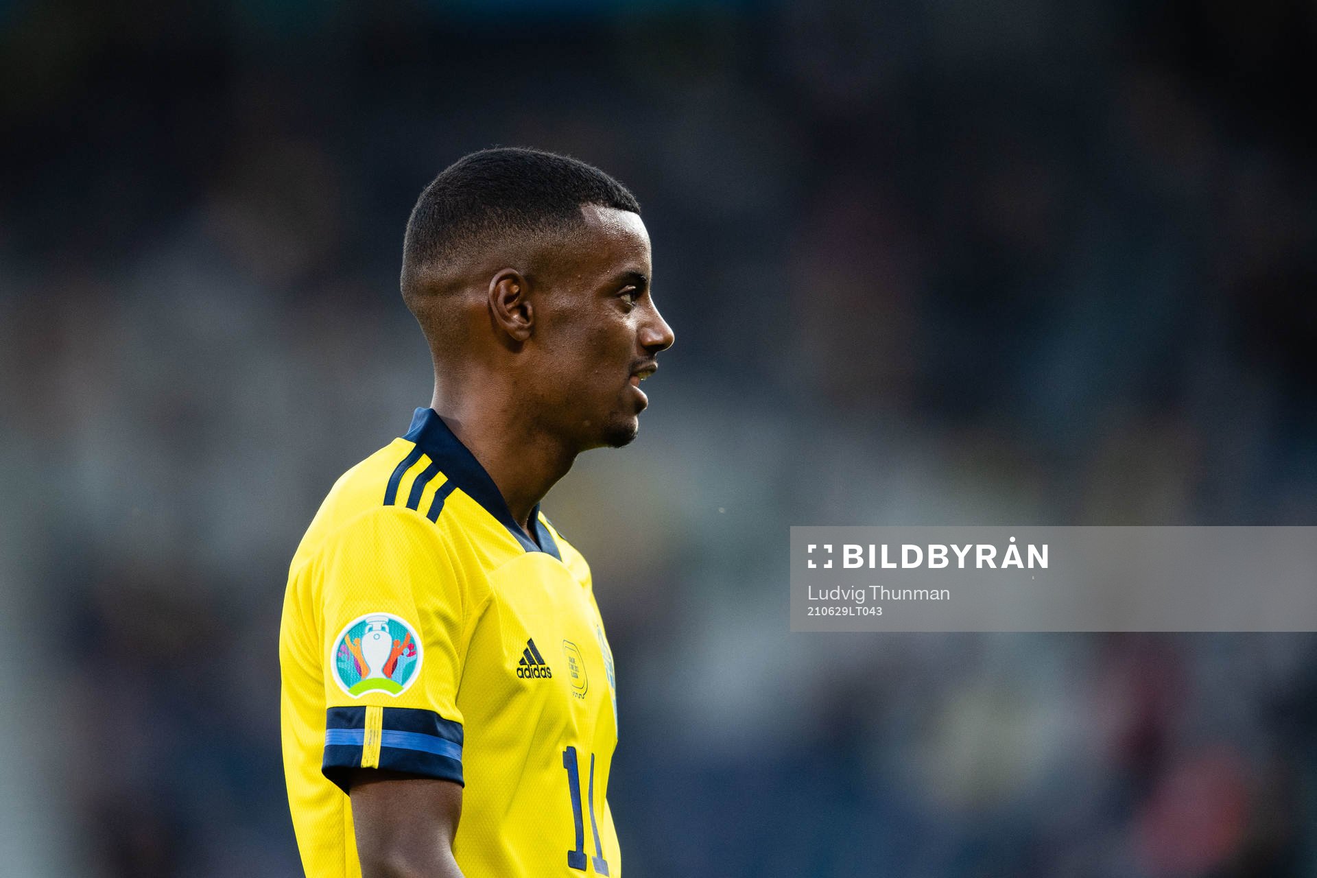 Alexander Isak of Sweden
