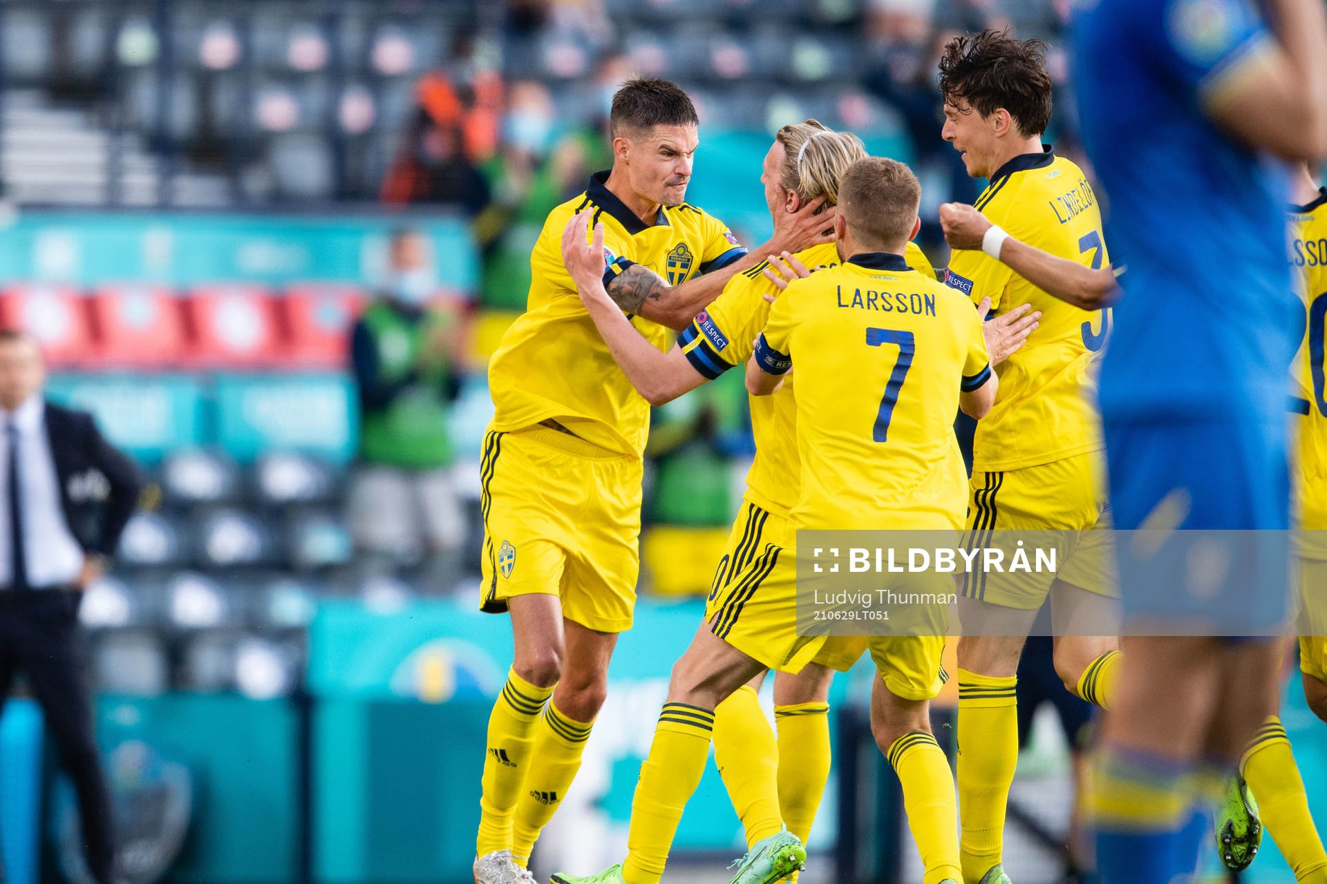 Mikael Lustig, Emil Forsberg, Mikael Lustig and Victor