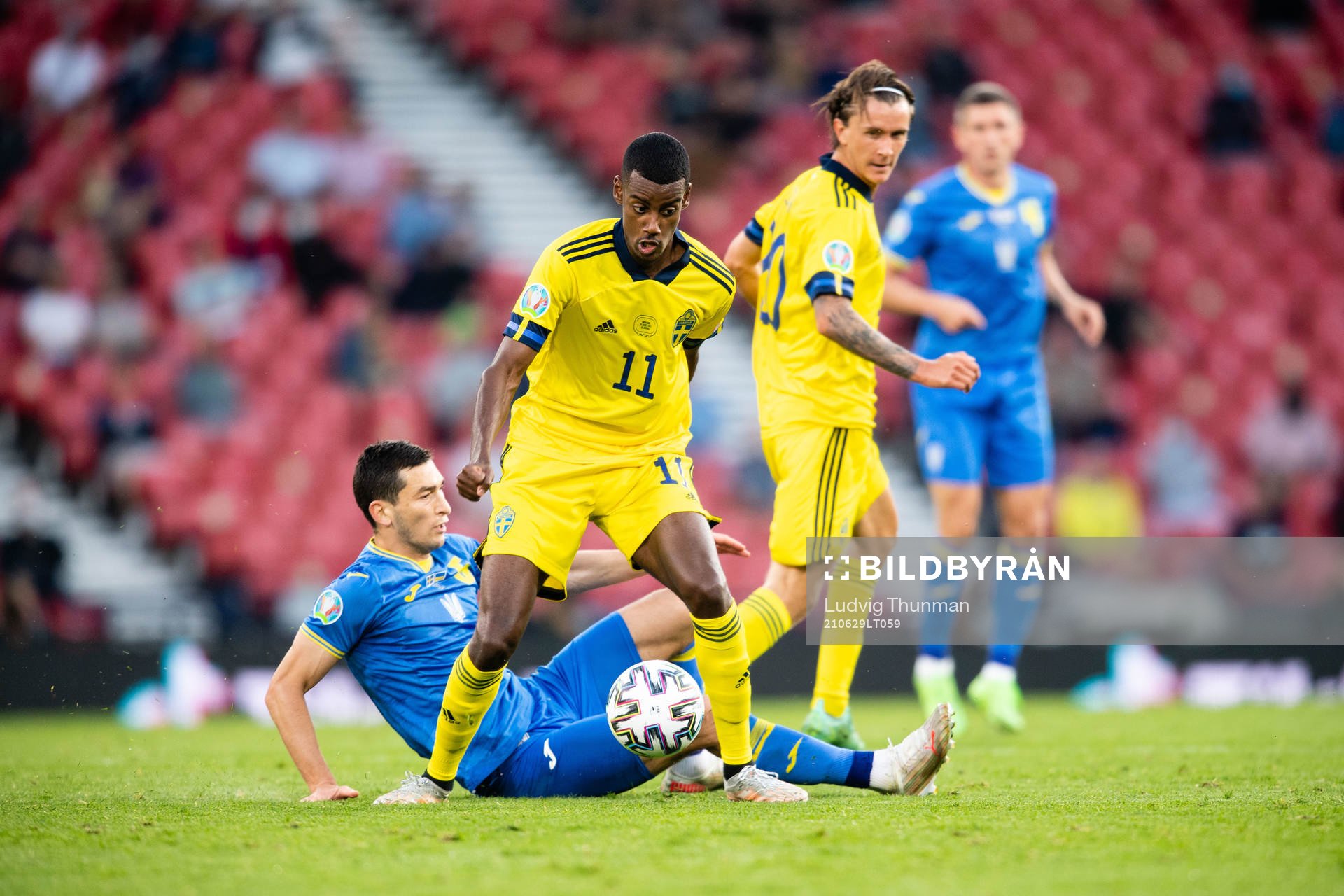 Alexander Isak of Sweden