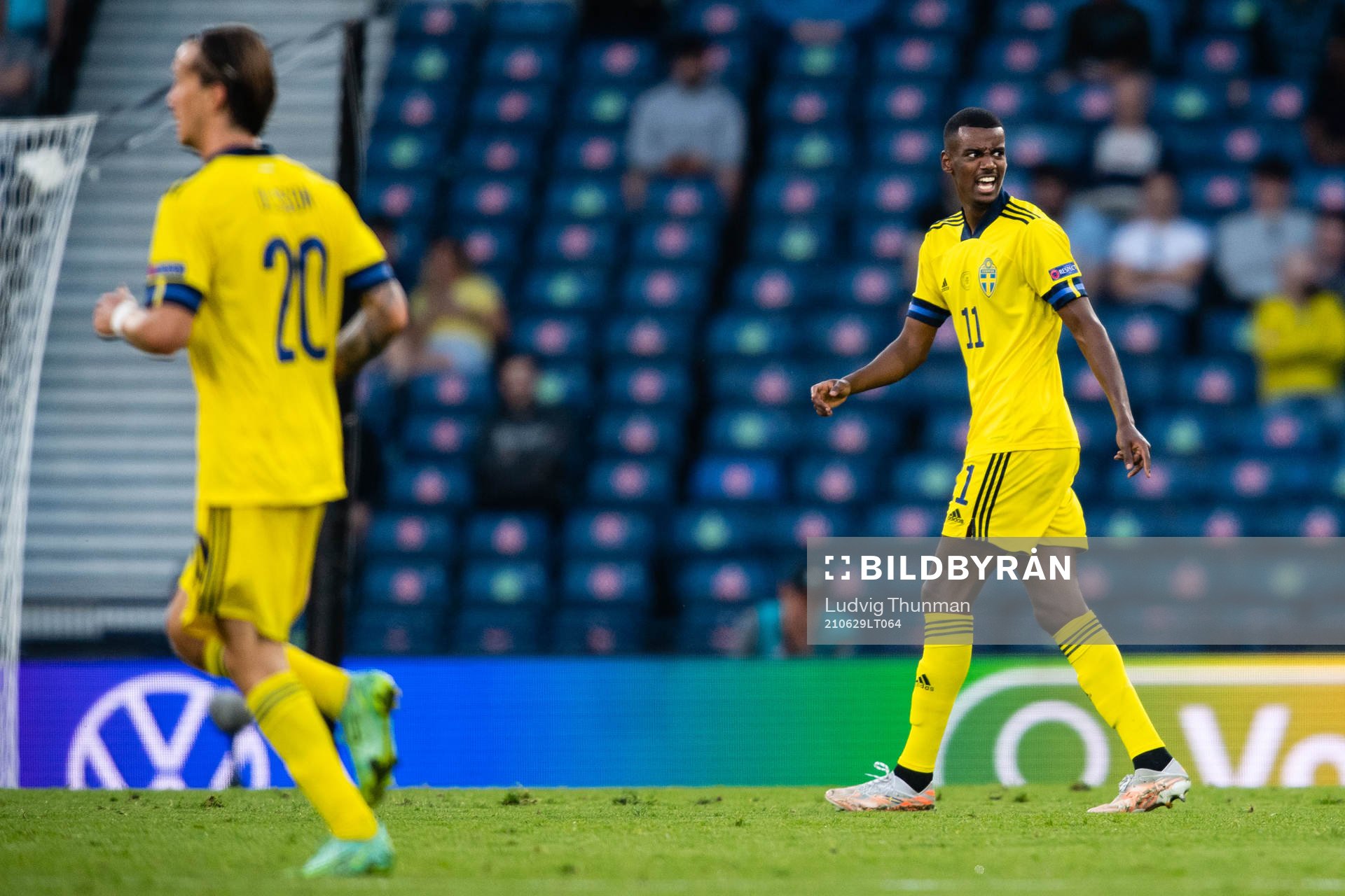 Alexander Isak of Sweden