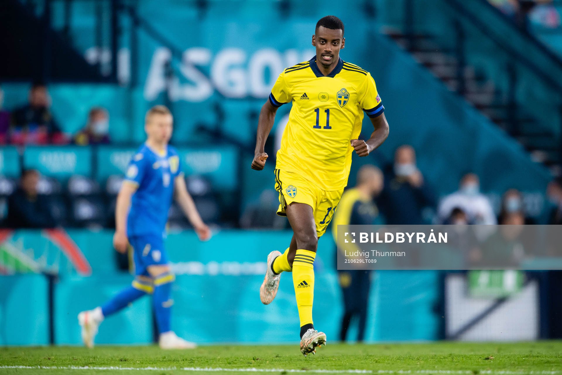 Alexander Isak of Sweden