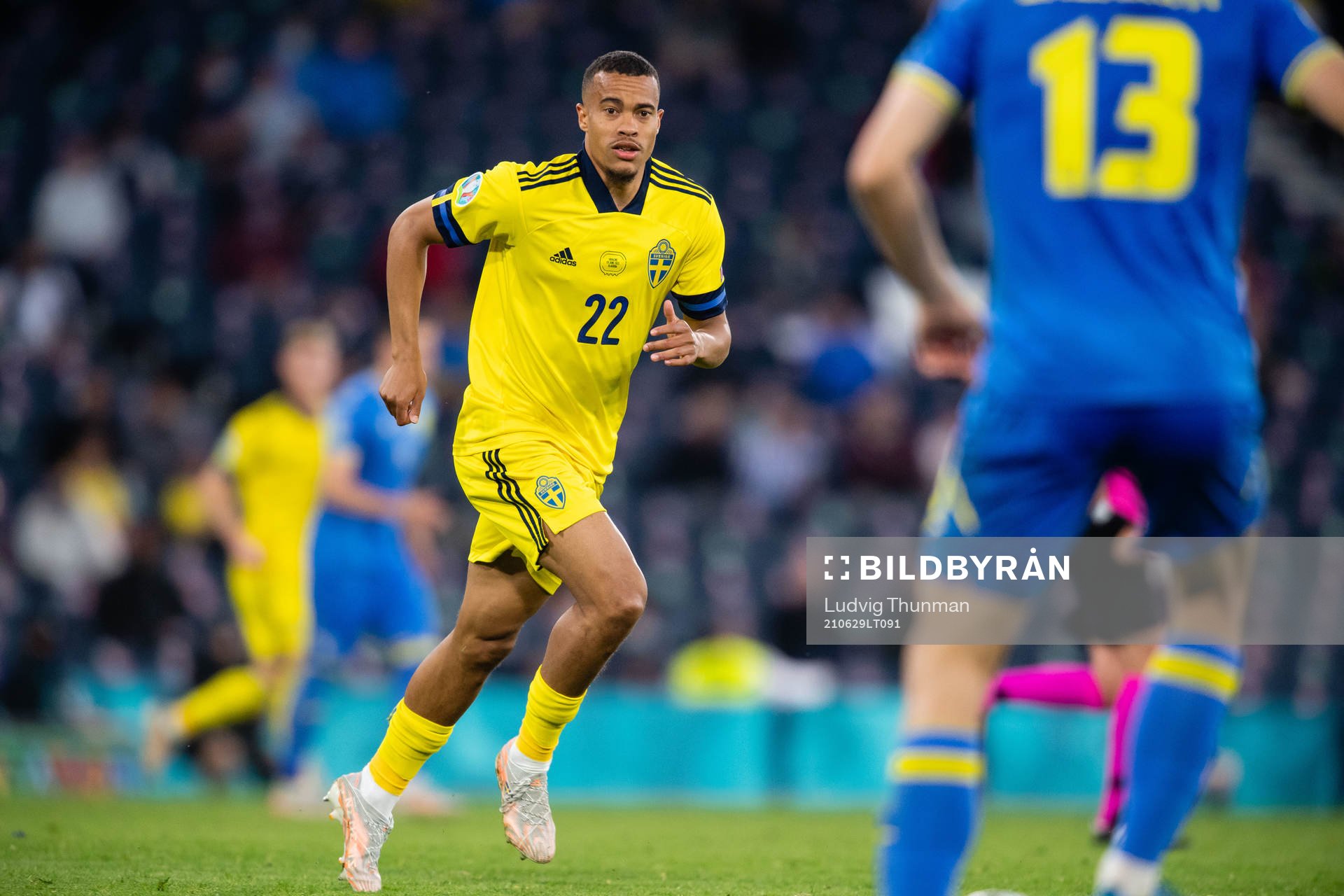 Robin Quaison of Sweden