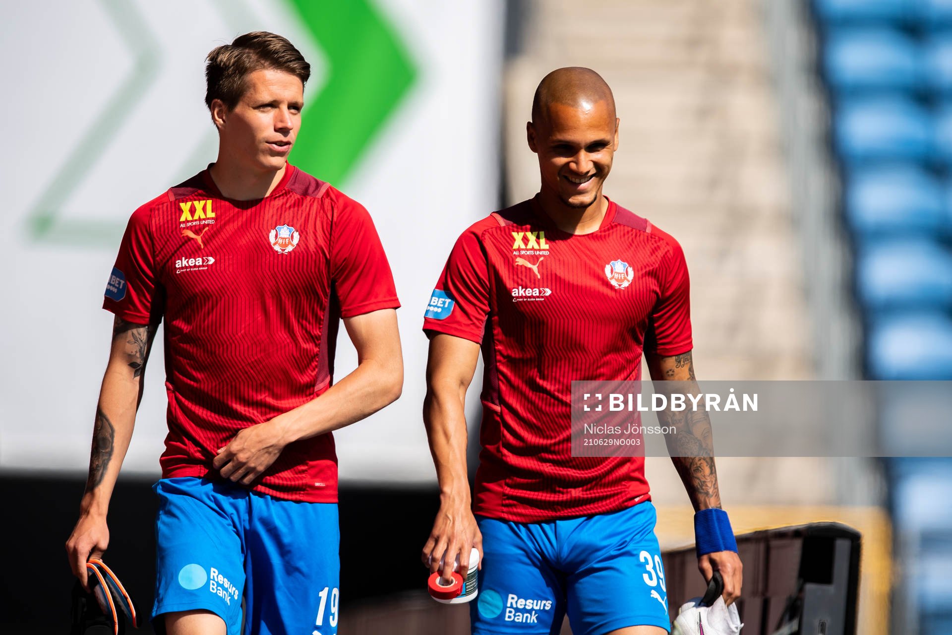 Helsingborgs Bödvar Bödvarsson och Anthony van