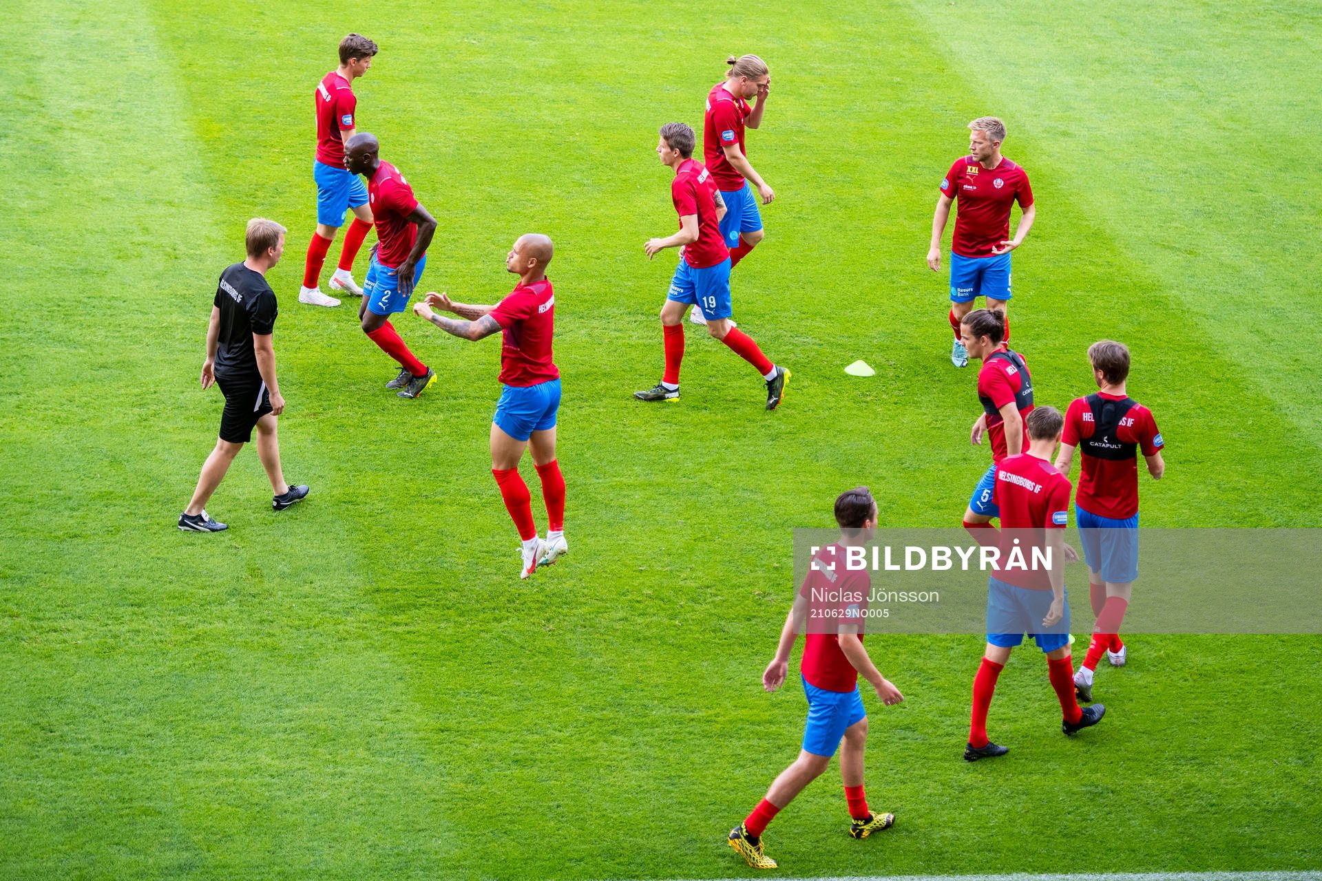 Helsingborgs spelarna