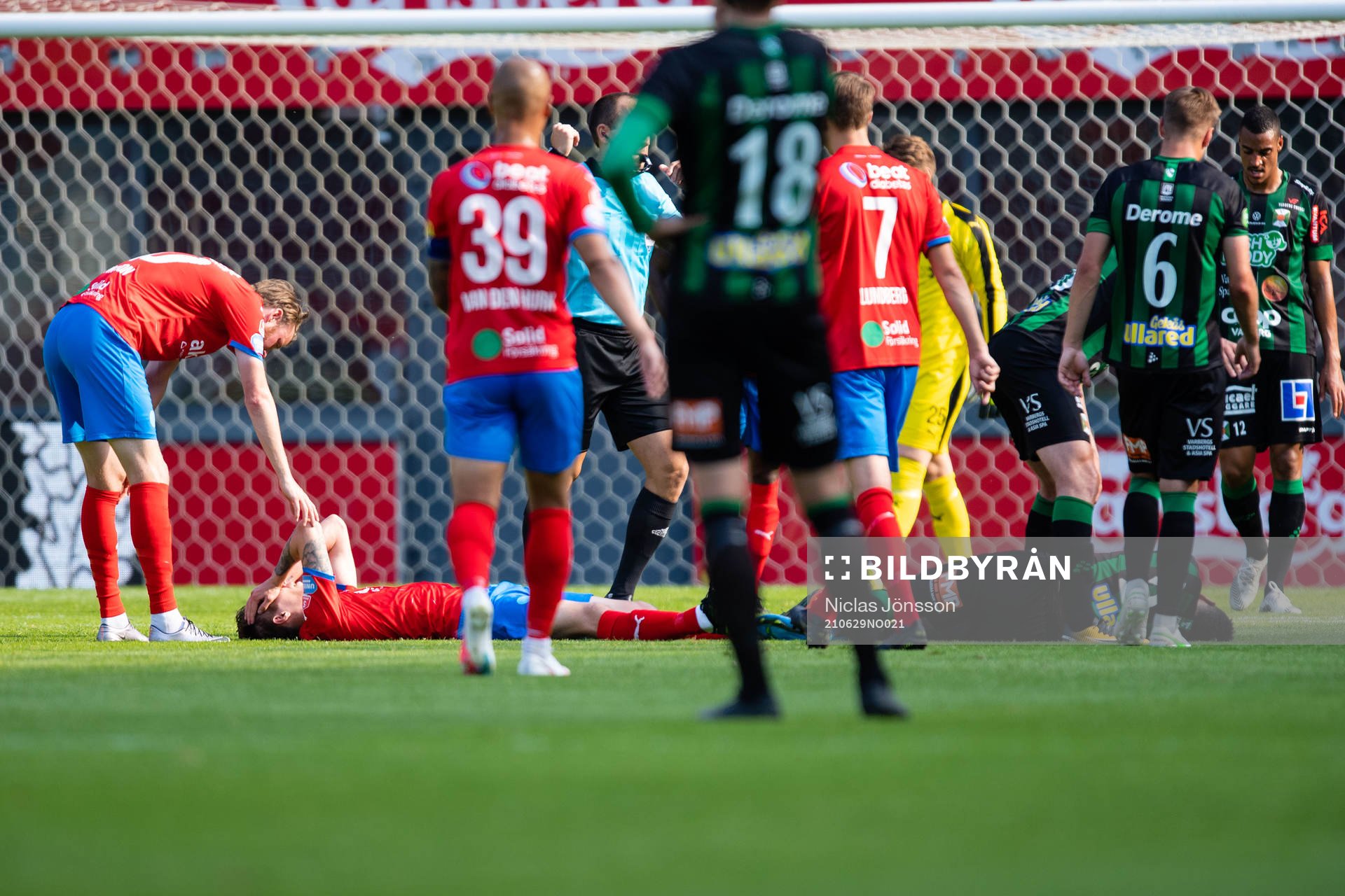 Helsingborgs Bödvar Bödvarsson och Varbergs Oliver