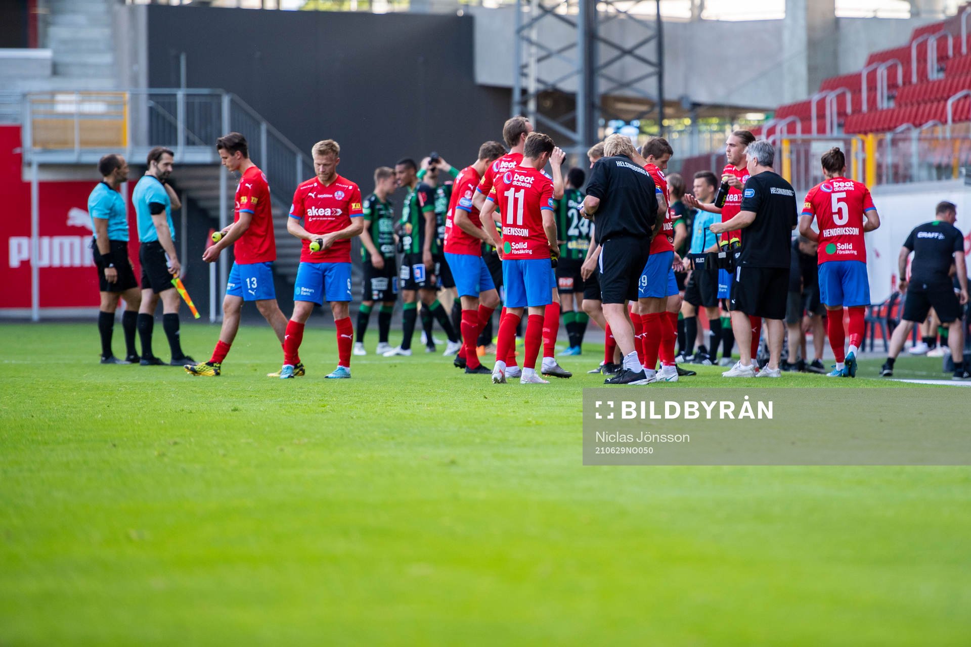 Helsingborg spelarna