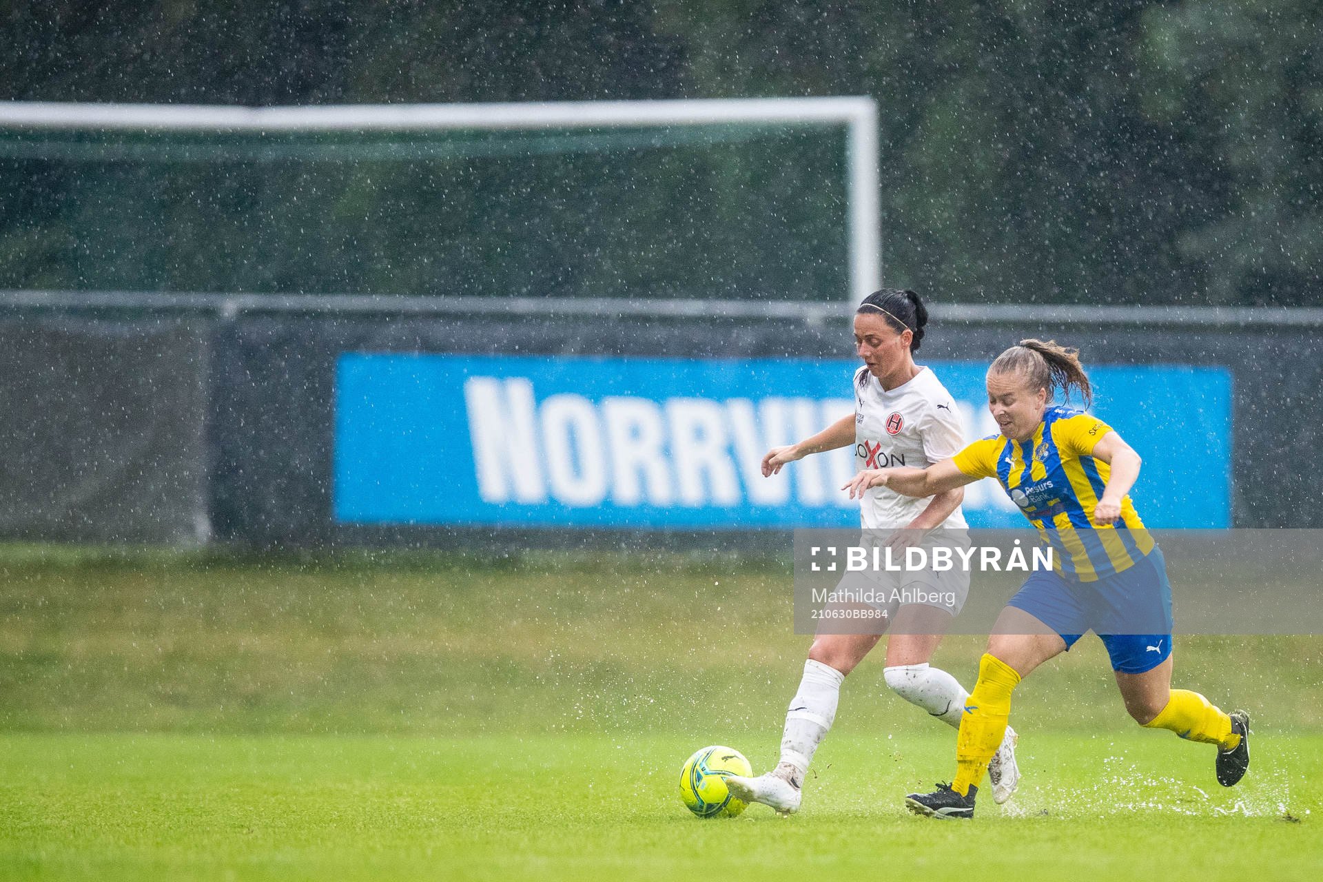 Hittarps Sara Hansson och Eskilsminnes Matilda Eriksson