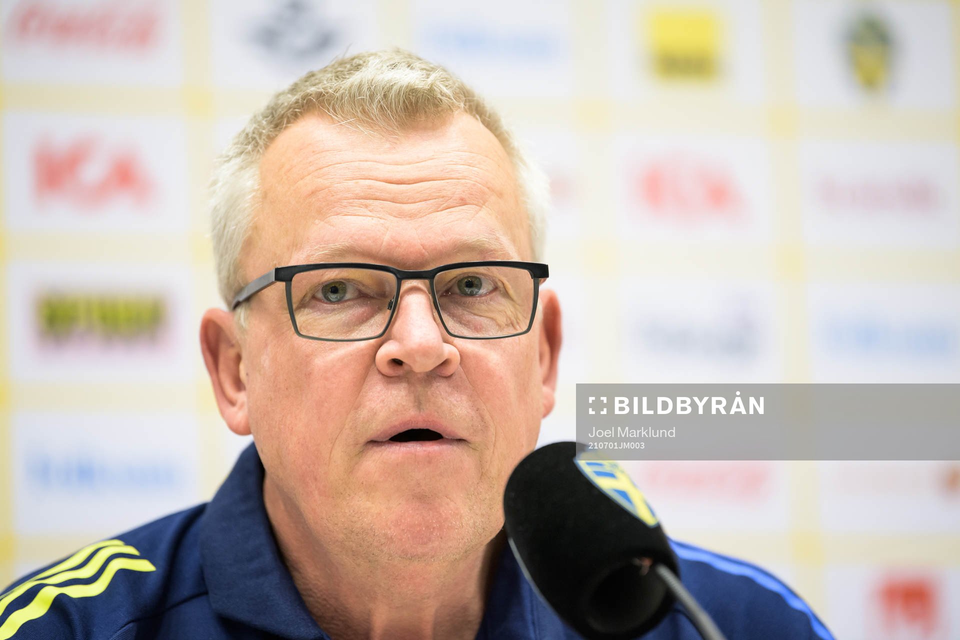Head coach Janne Andersson of the Swedish national football