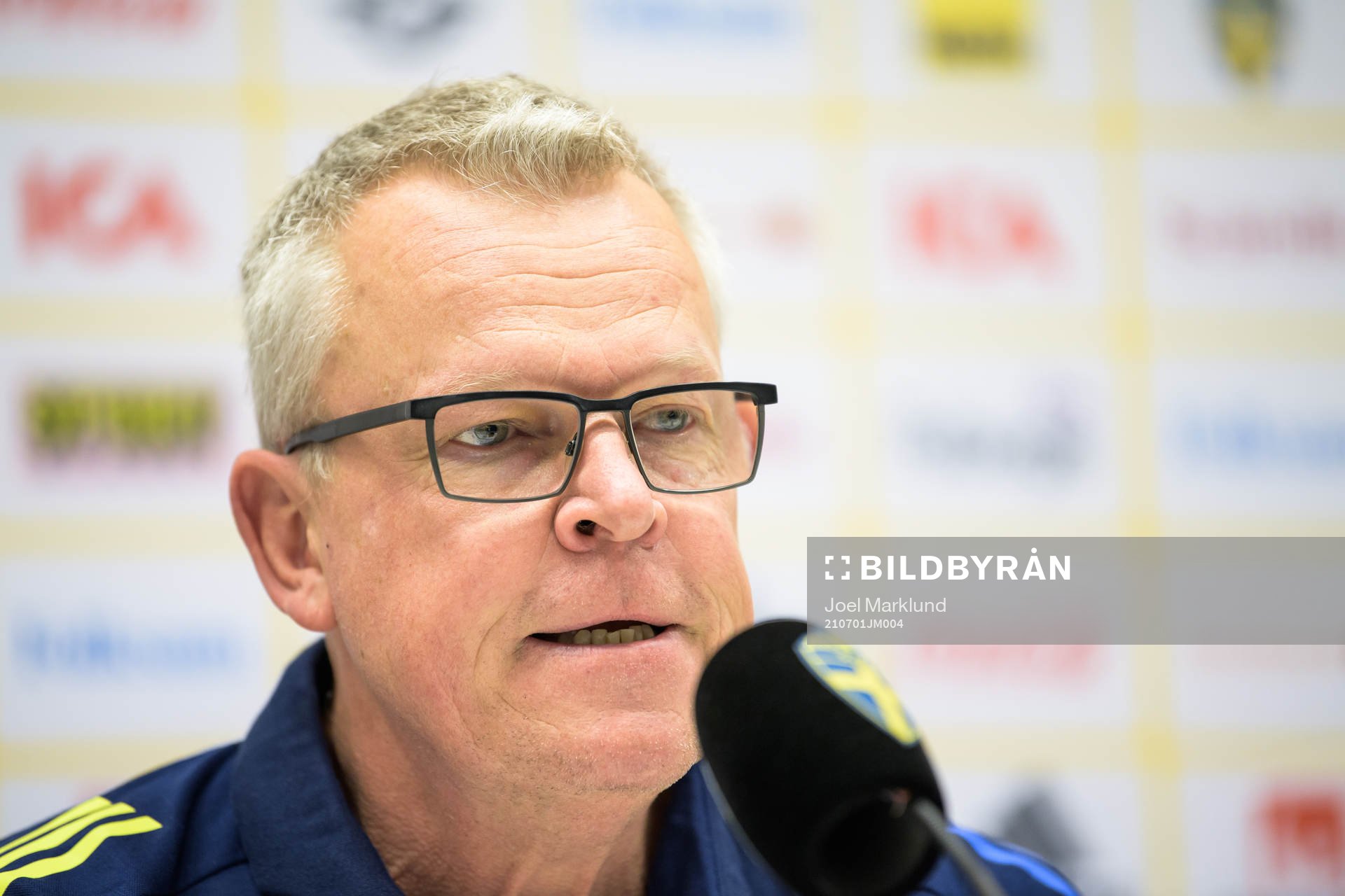 Head coach Janne Andersson of the Swedish national football