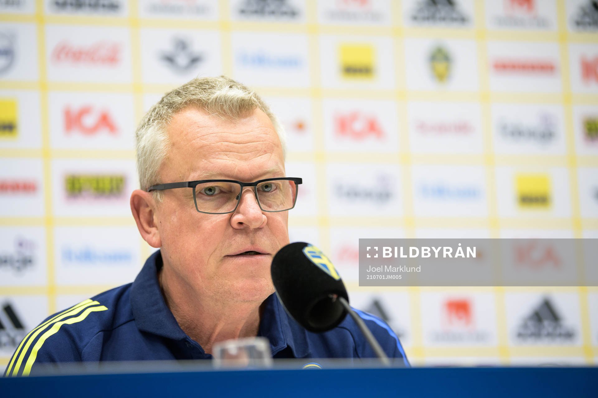 Head coach Janne Andersson of the Swedish national football