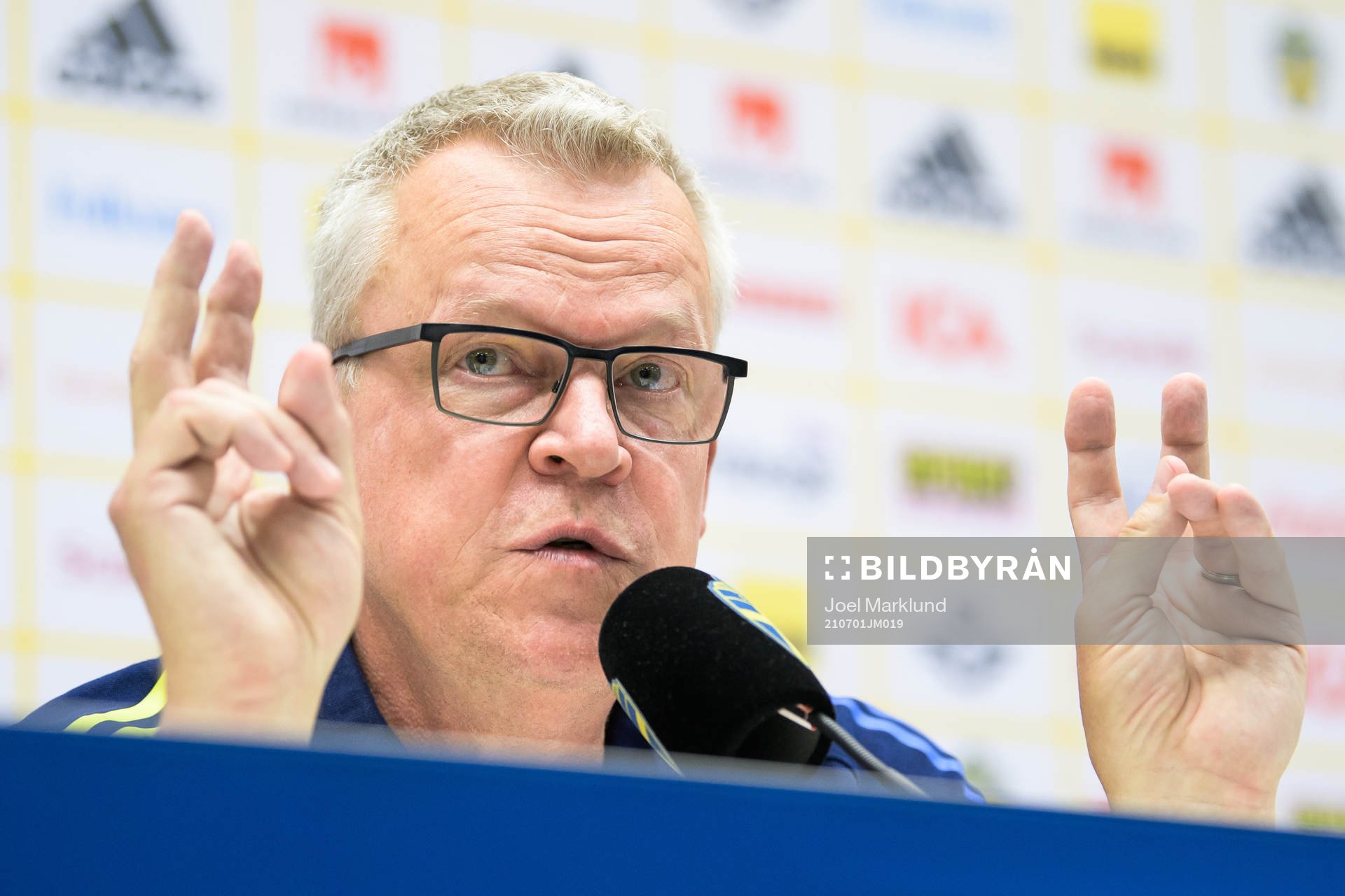 Head coach Janne Andersson of the Swedish national football