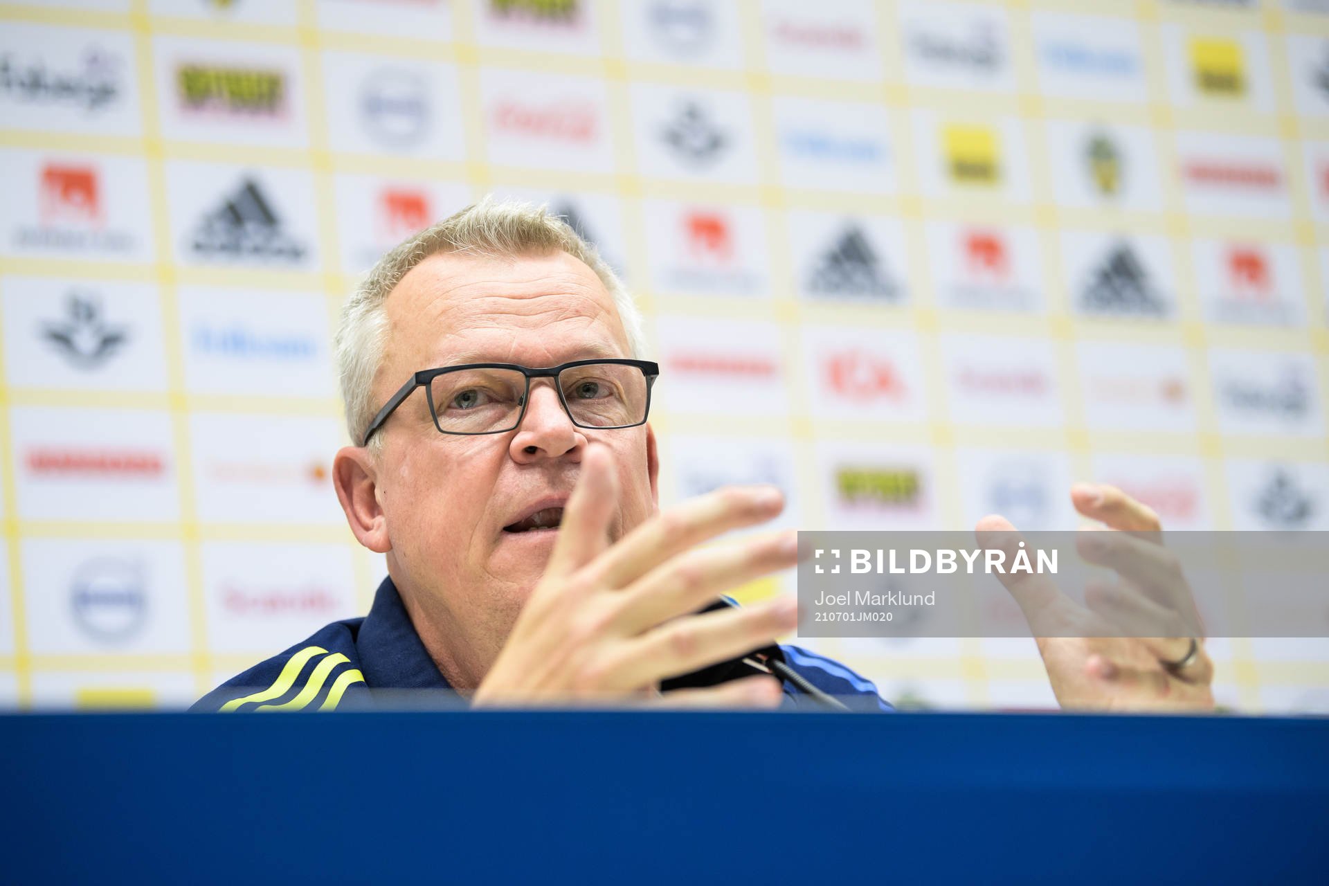 Head coach Janne Andersson of the Swedish national football