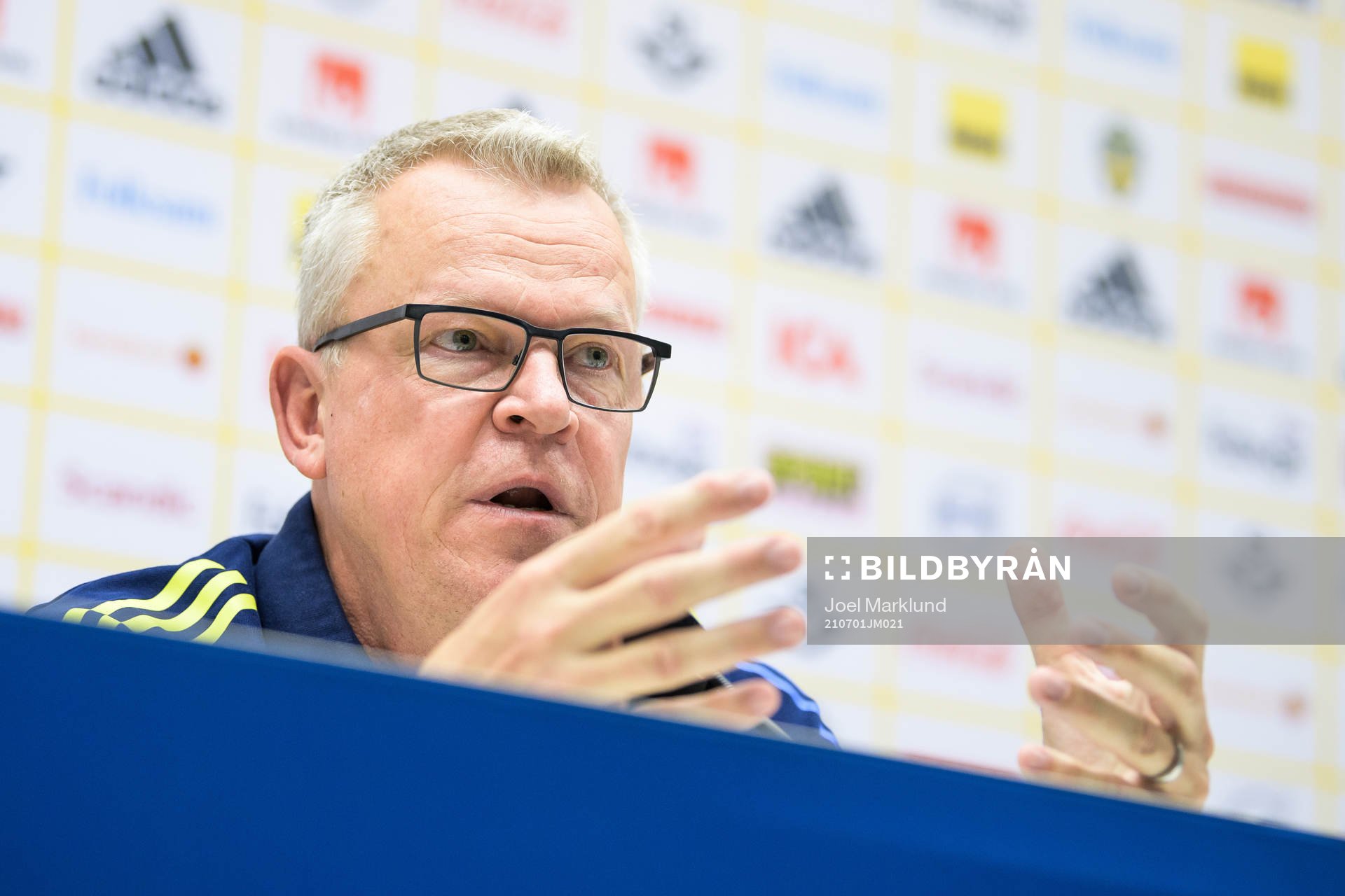Head coach Janne Andersson of the Swedish national football