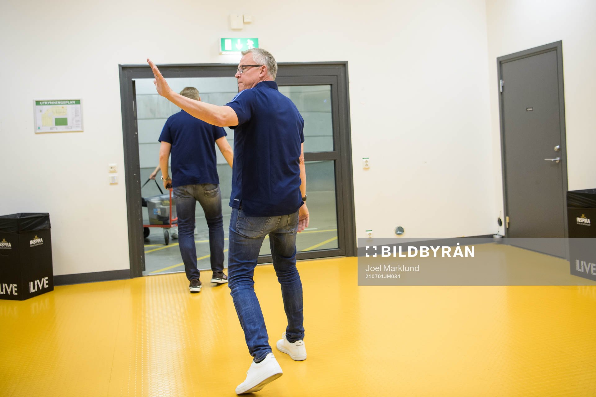 Head coach Janne Andersson of the Swedish national football