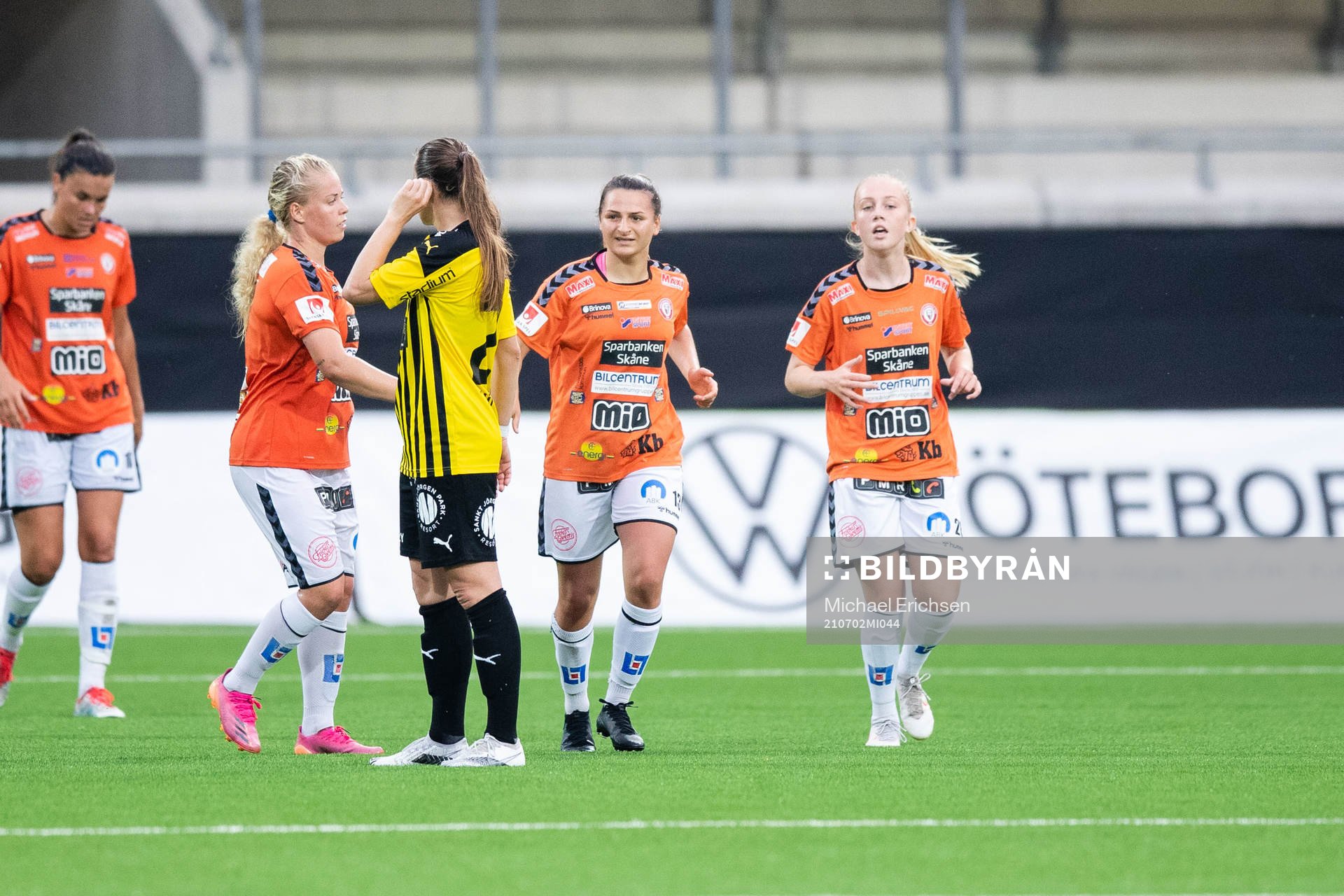 Kristianstads Emma Petrovic jublar