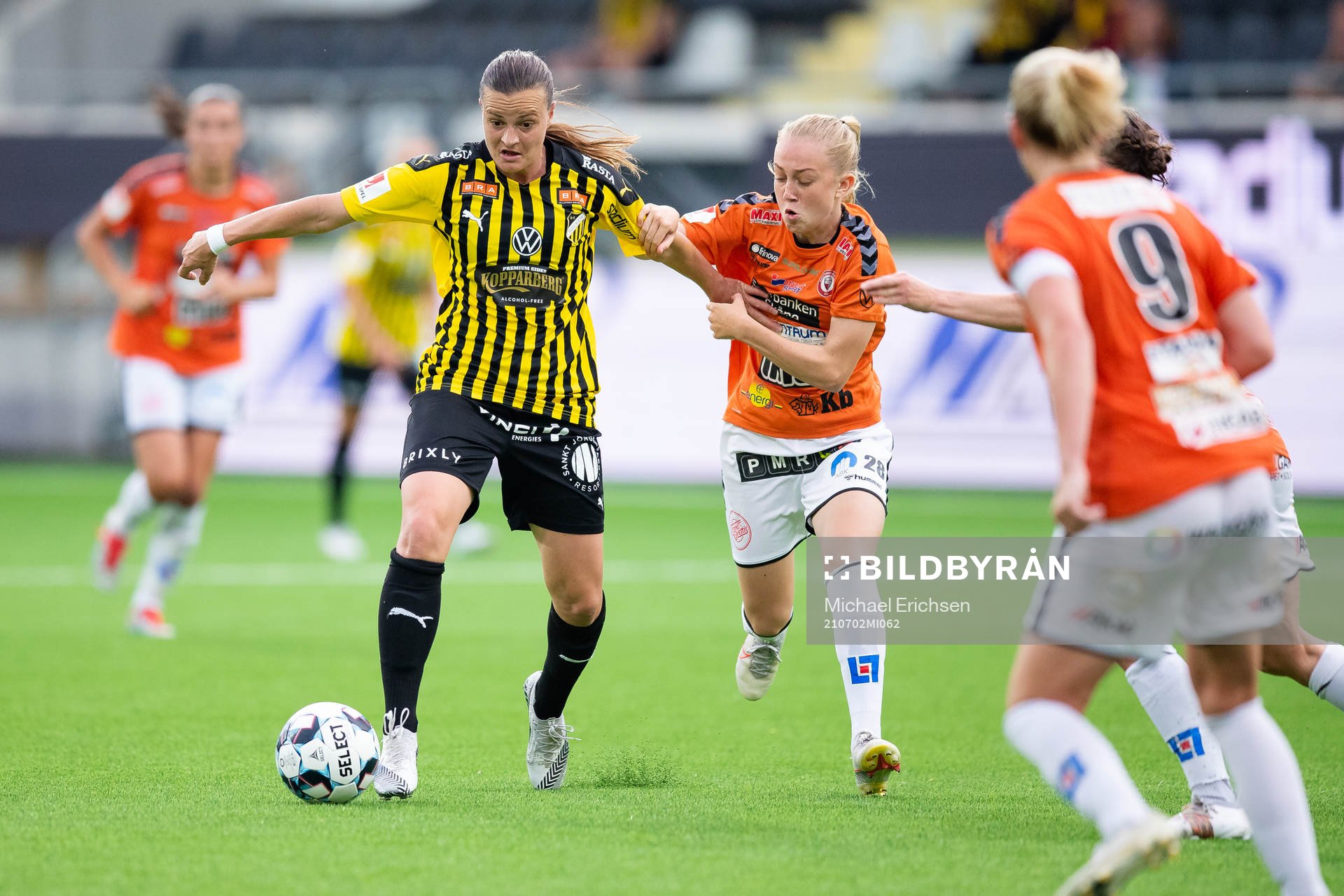 Häckens Milica Mijatovic och Kristianstads Elise