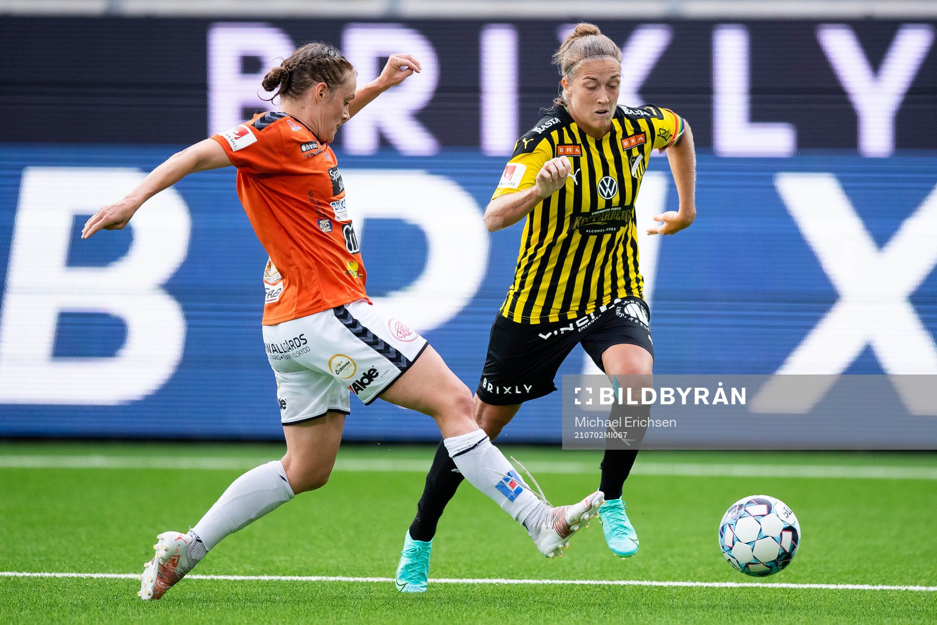 Kristianstads Sif Atladóttir och Häckens Filippa Angeldahl