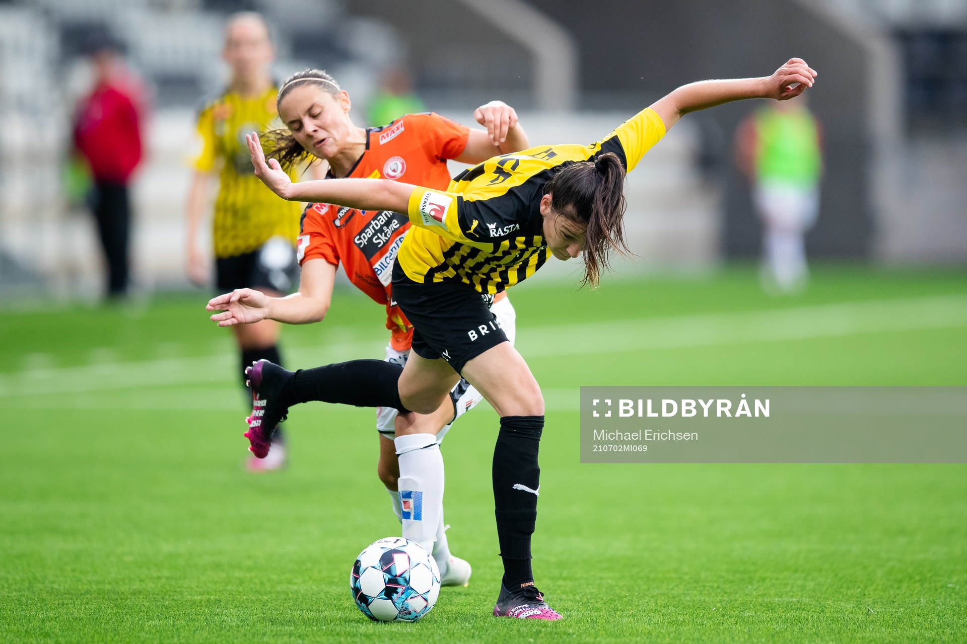 Kristianstads Alice Nilsson och Häckens Anna Julia Csiki