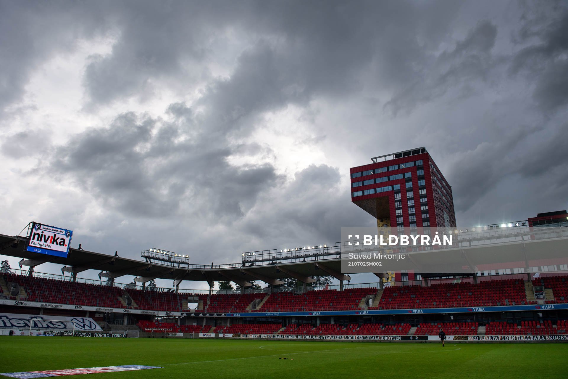 Interiör av Visma Arena