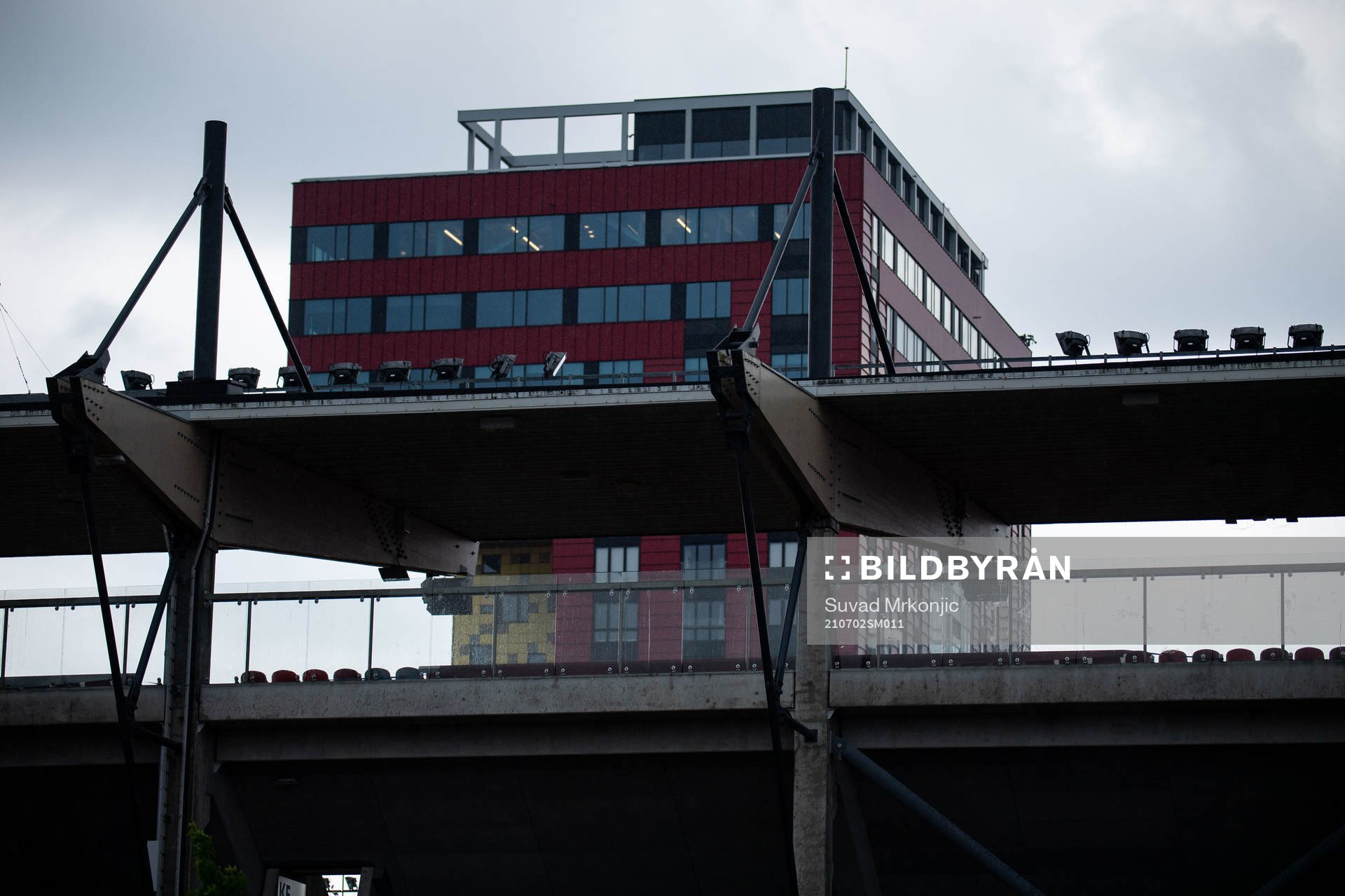 Exteriör av Visma Arena