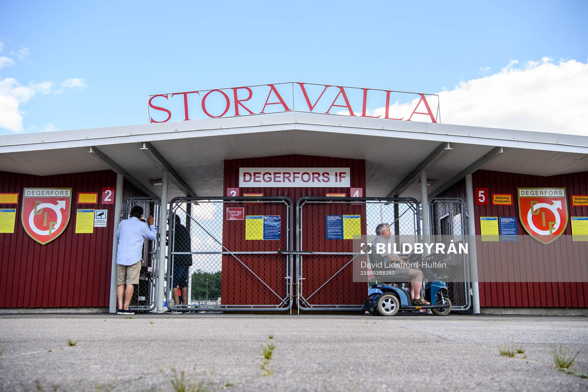 Exteriör vy av Stora Valla