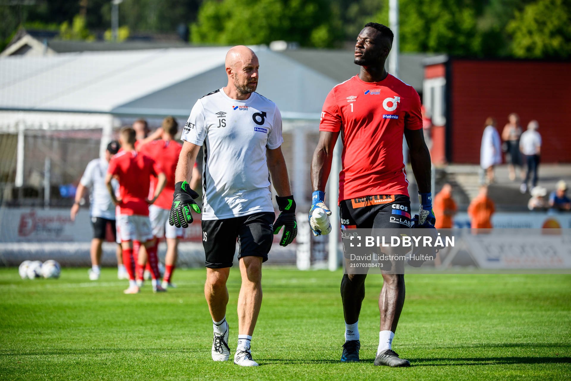 Degerfors målvakt Ismael Diawara