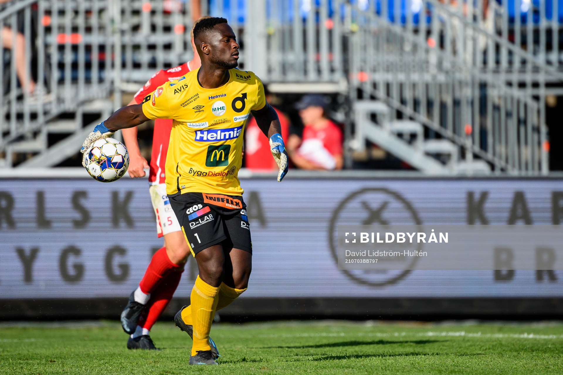 Degerfors målvakt Ismael Diawara