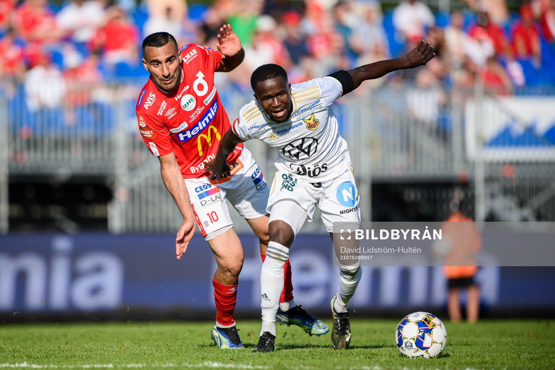 Degerfors Sargon Abraham och Östersunds Frank Arhin