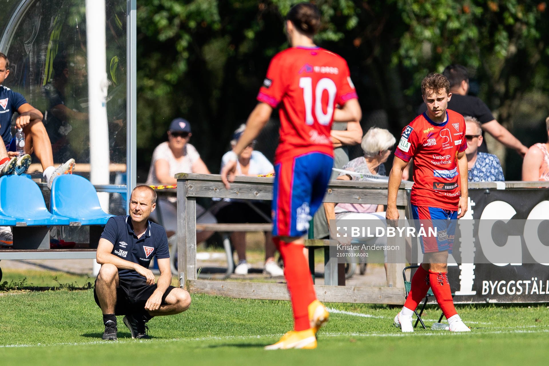 Tvååkers tränare Pierre Krantz