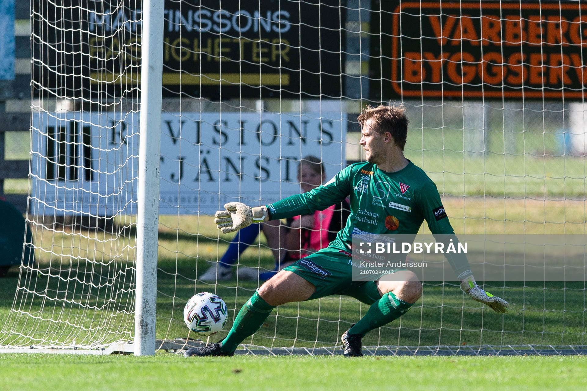 Tvååkers målvakt Anton Andersson