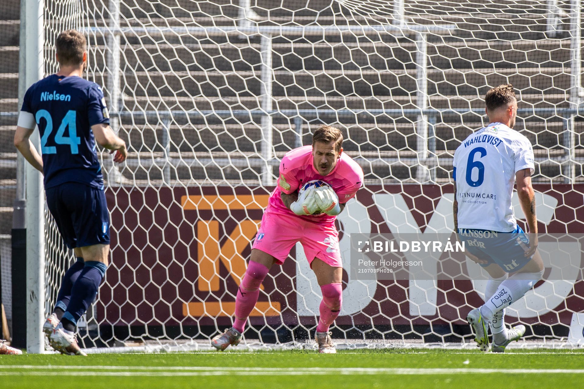 Malmö FFs målvakt Johan Dahlin