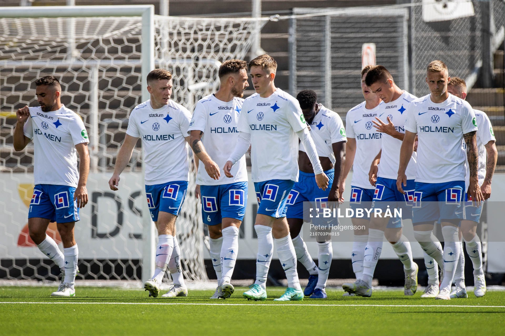 IFK Norrköpings spelare jublar
