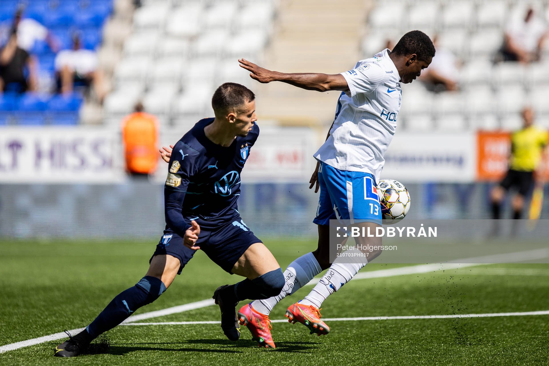 Malmö FFs Veljko Birmancevic och IFK Norrköpings Ishaq