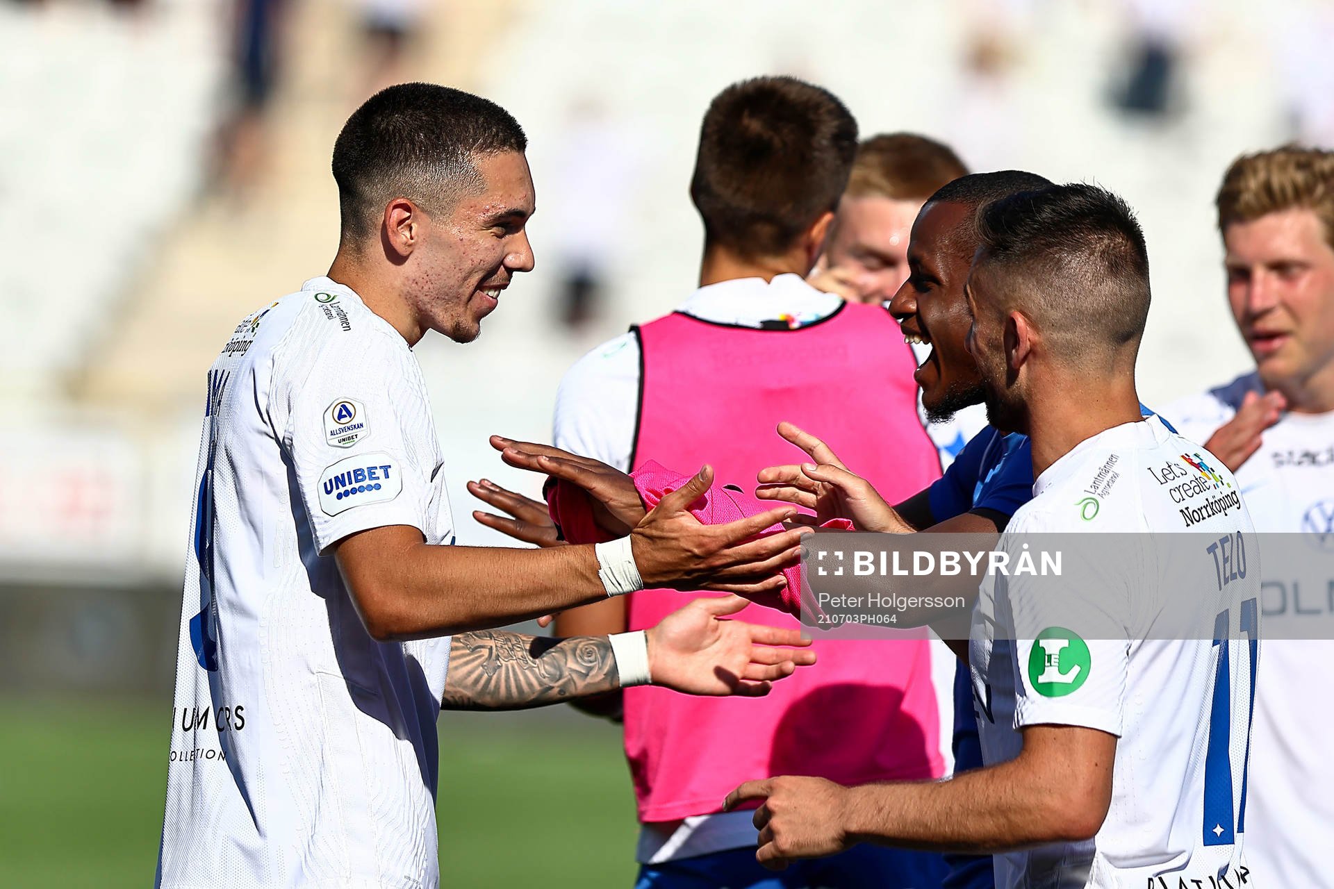 IFK Norrköpings Lucas Lima jublar